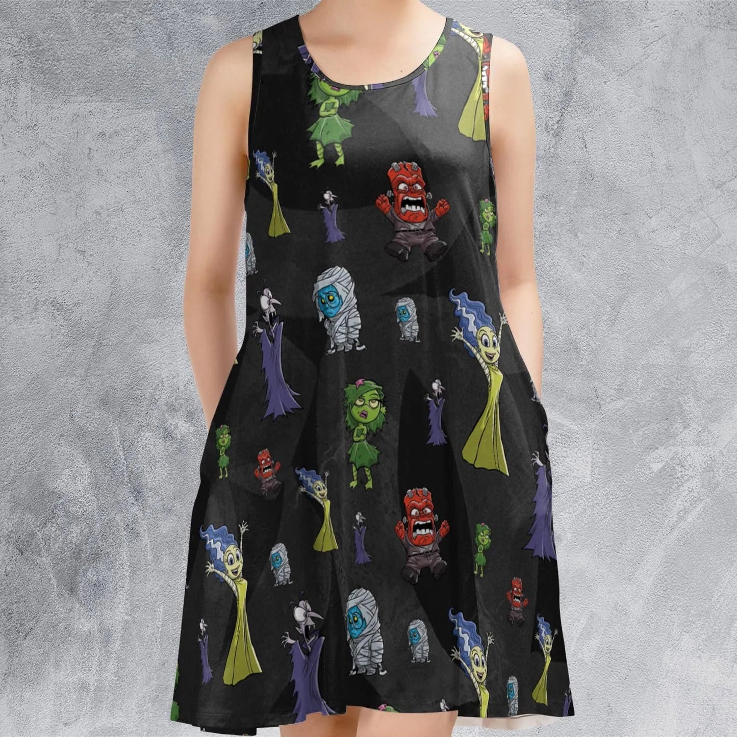 Casual Sleeveless Dress - 99HQGG35