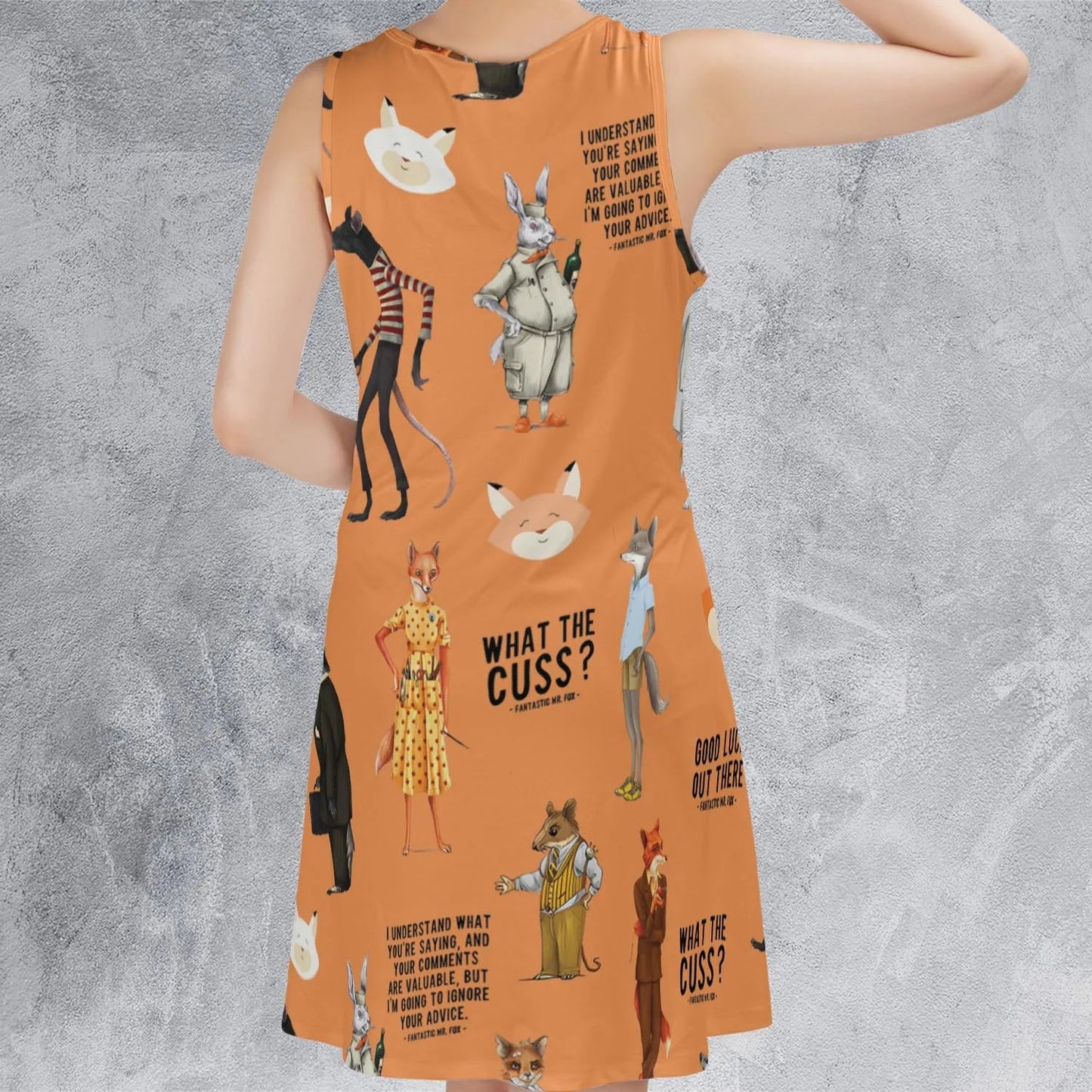 Casual Sleeveless Dress - YH9F4KJZ