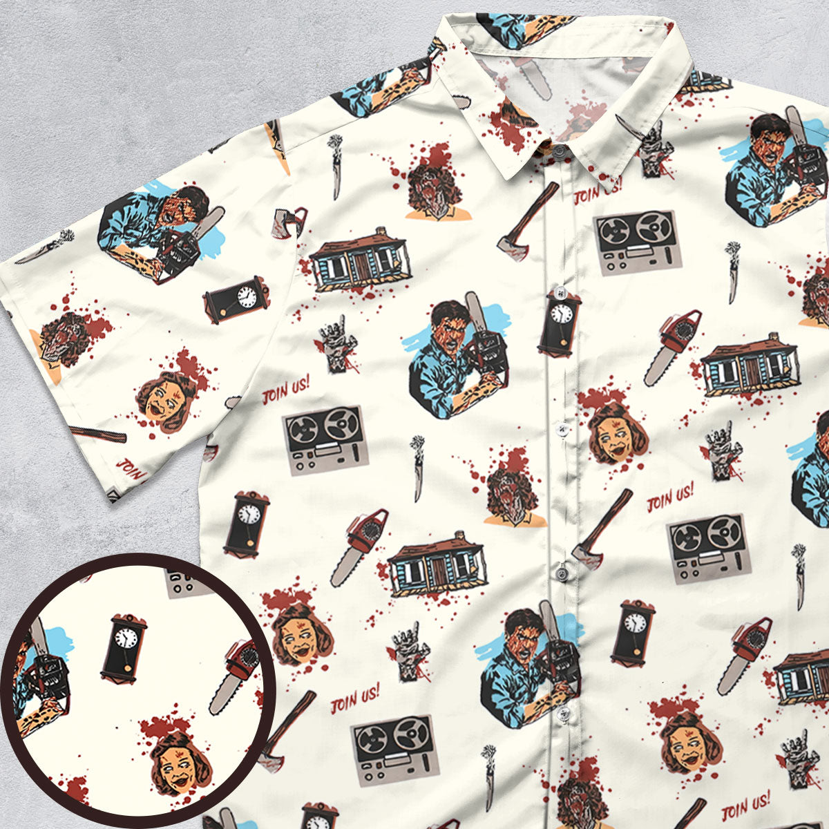 Short Sleeve Button Shirt - 76ASMFPD