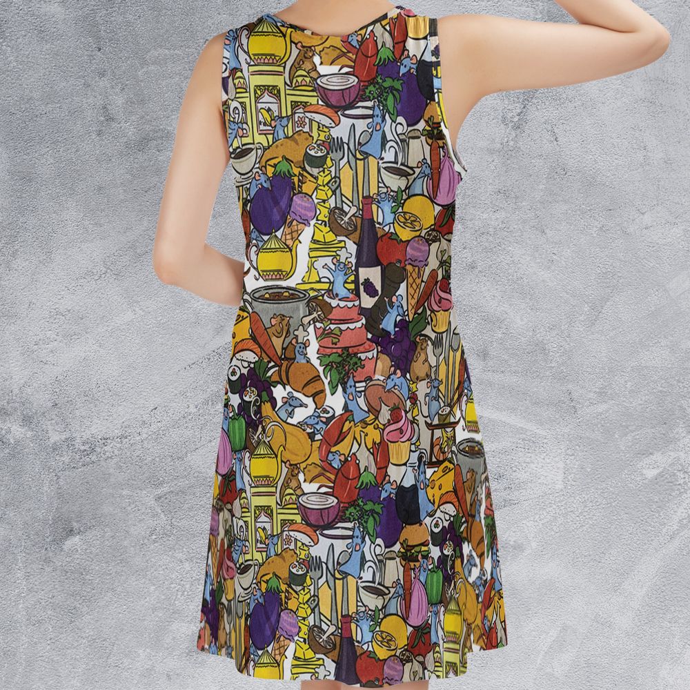Sleeveless Dress - SZ6L46WL -  - 2