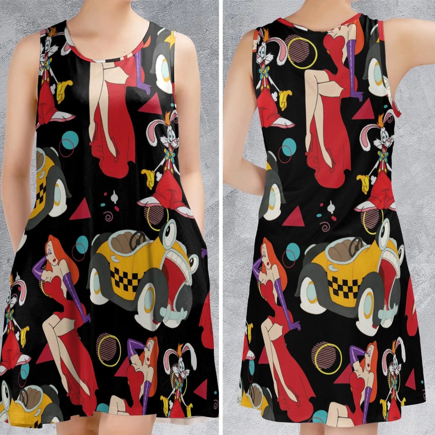 Casual Sleeveless Dress - 9X5JMWWS