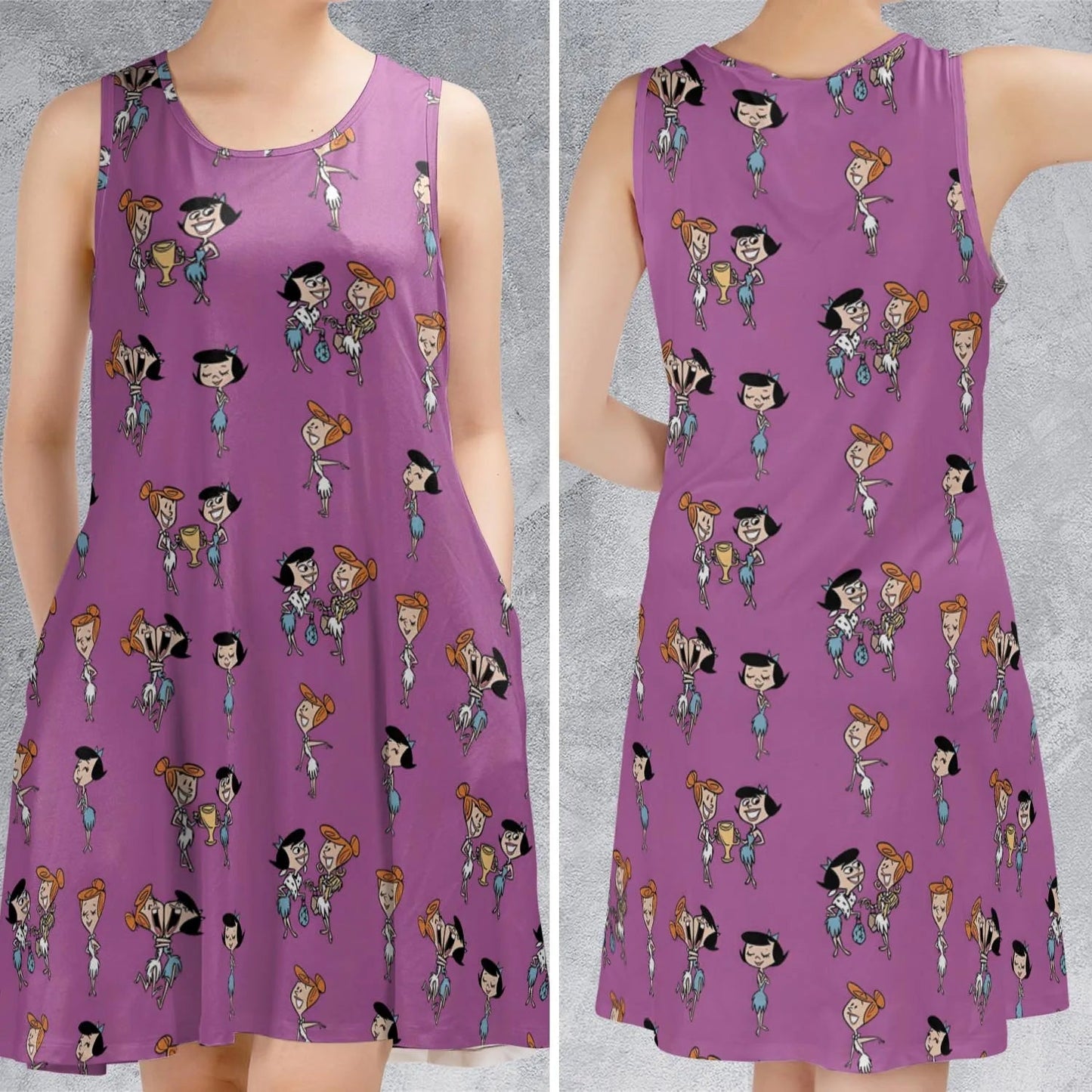 Casual Sleeveless Dress - X3XJ22XA