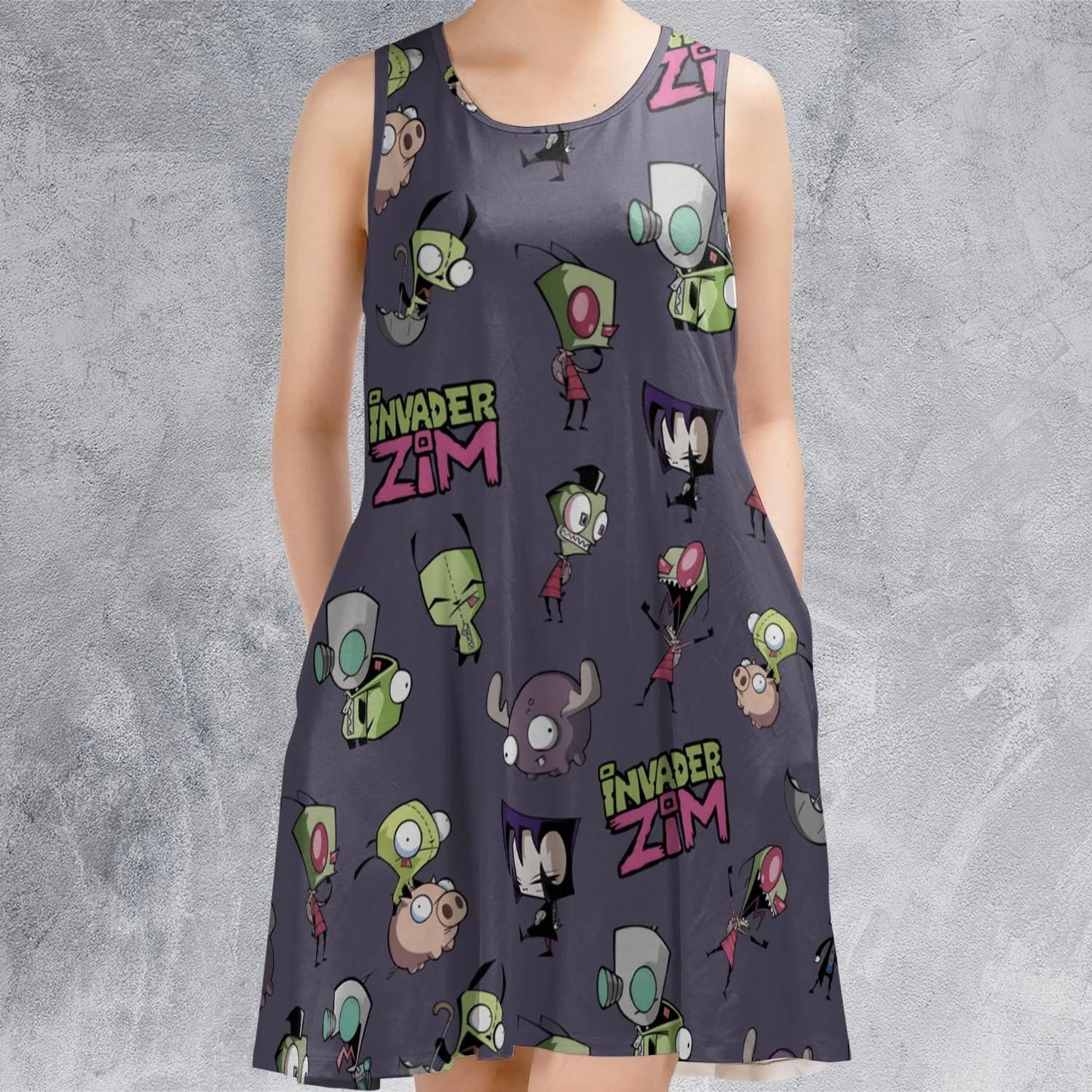 Casual Sleeveless Dress - 39HHSN8S