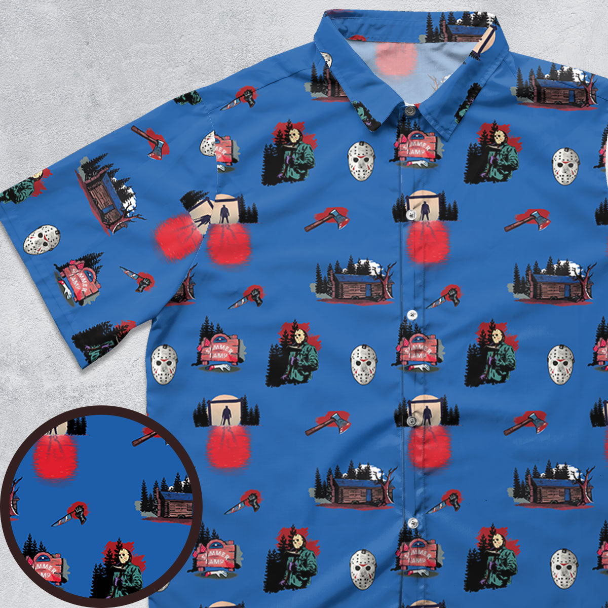 Short Sleeve Button Shirt - WJHUAU75
