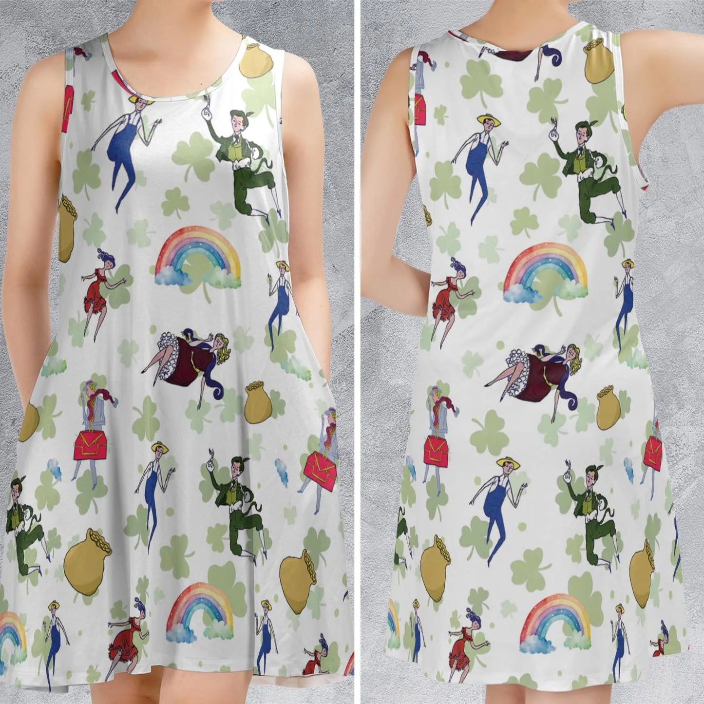 Casual Sleeveless Dress - MLCHCGYN