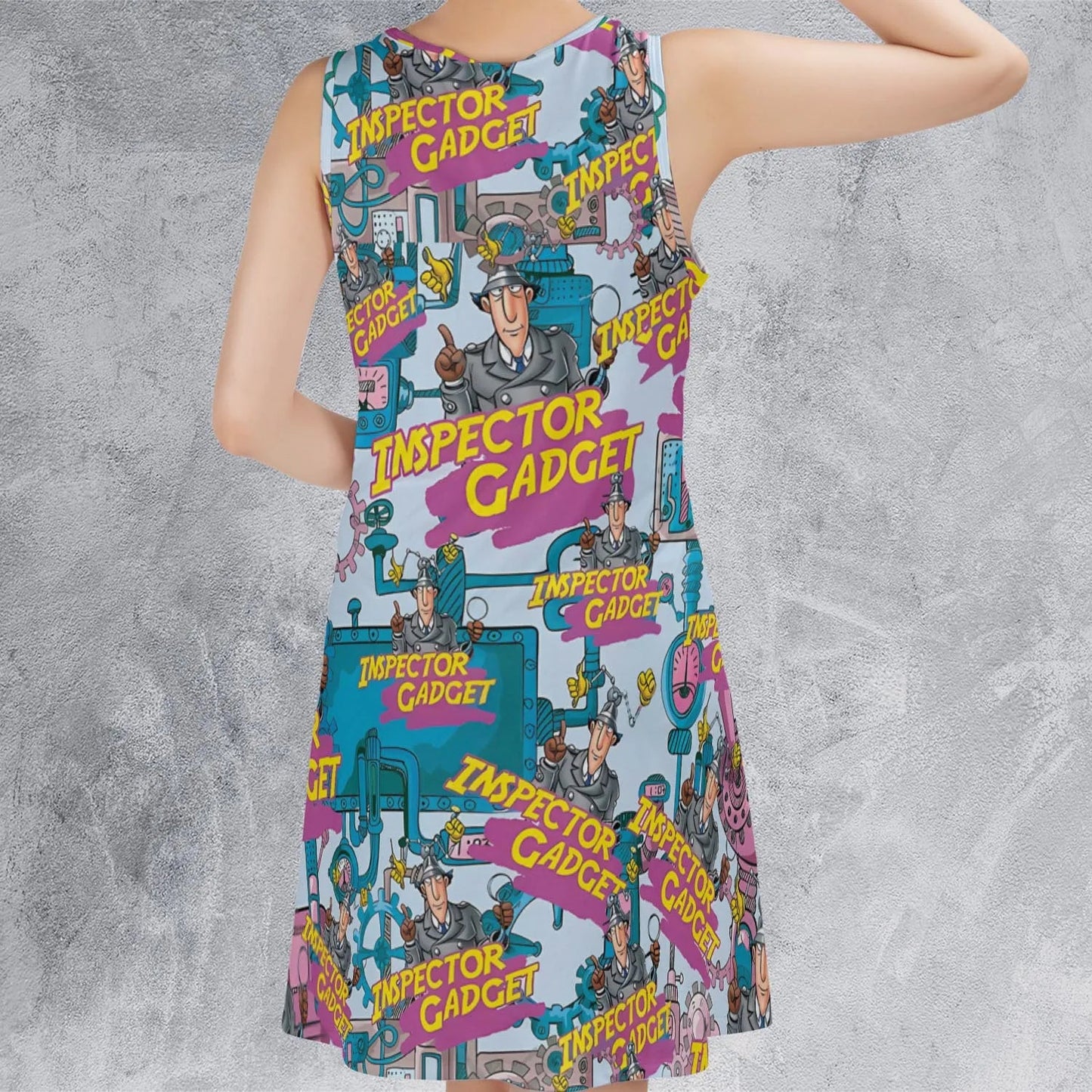 Casual Sleeveless Dress - CBSC7N4M