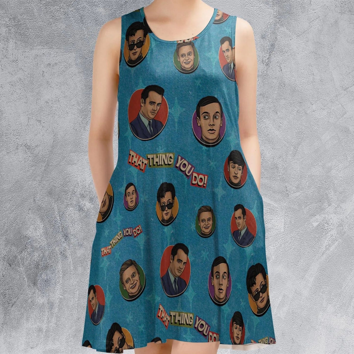 Casual Sleeveless Dress - DFYWUB5W
