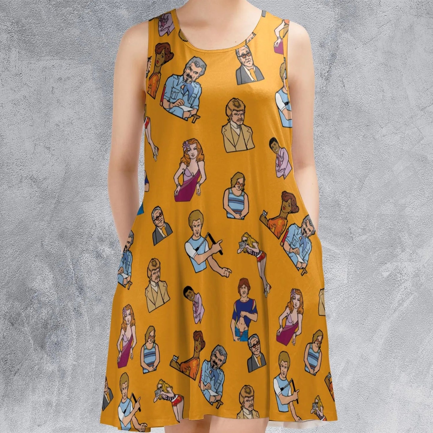 Casual Sleeveless Dress - 9GF42MMD