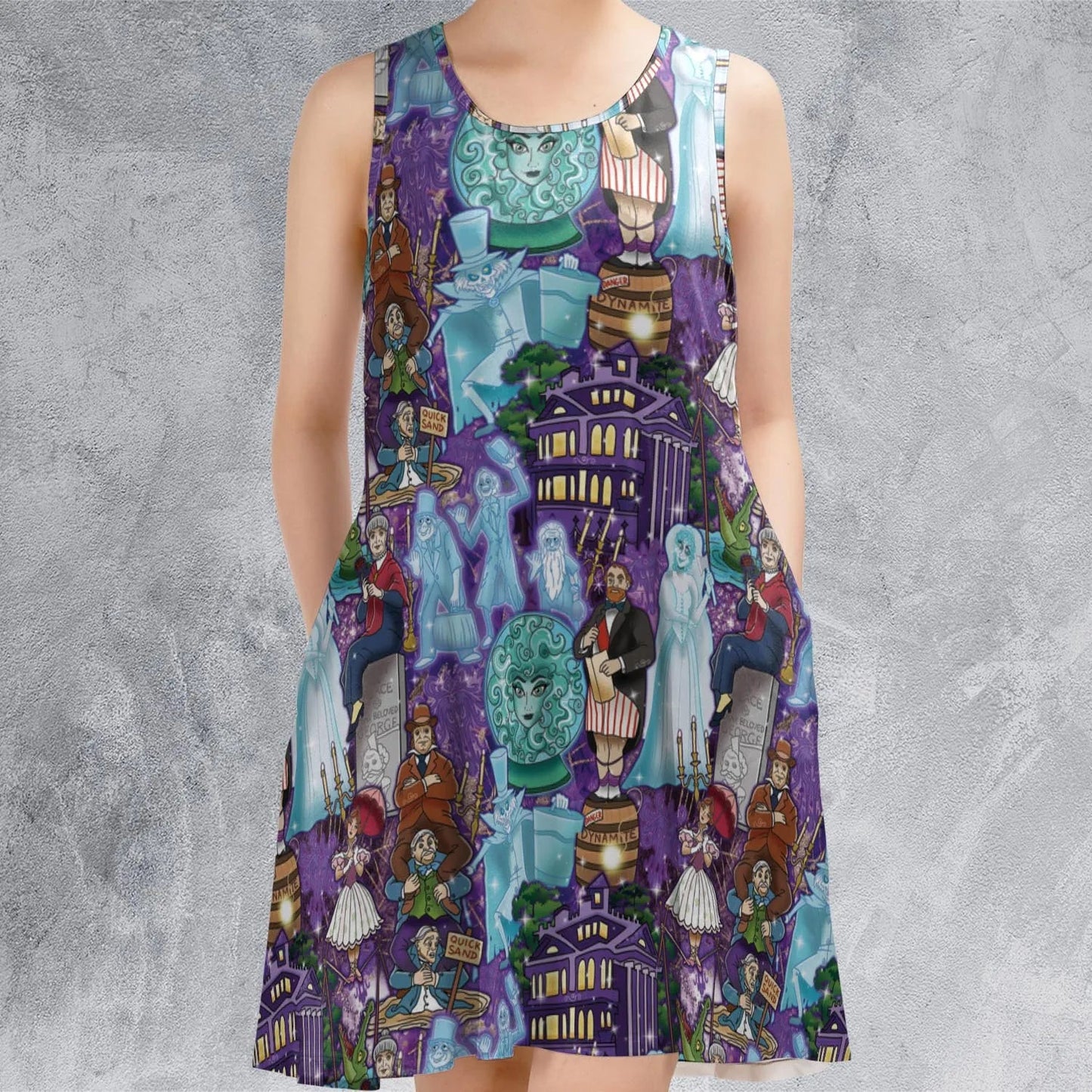Casual Sleeveless Dress - QSHMCJNQ