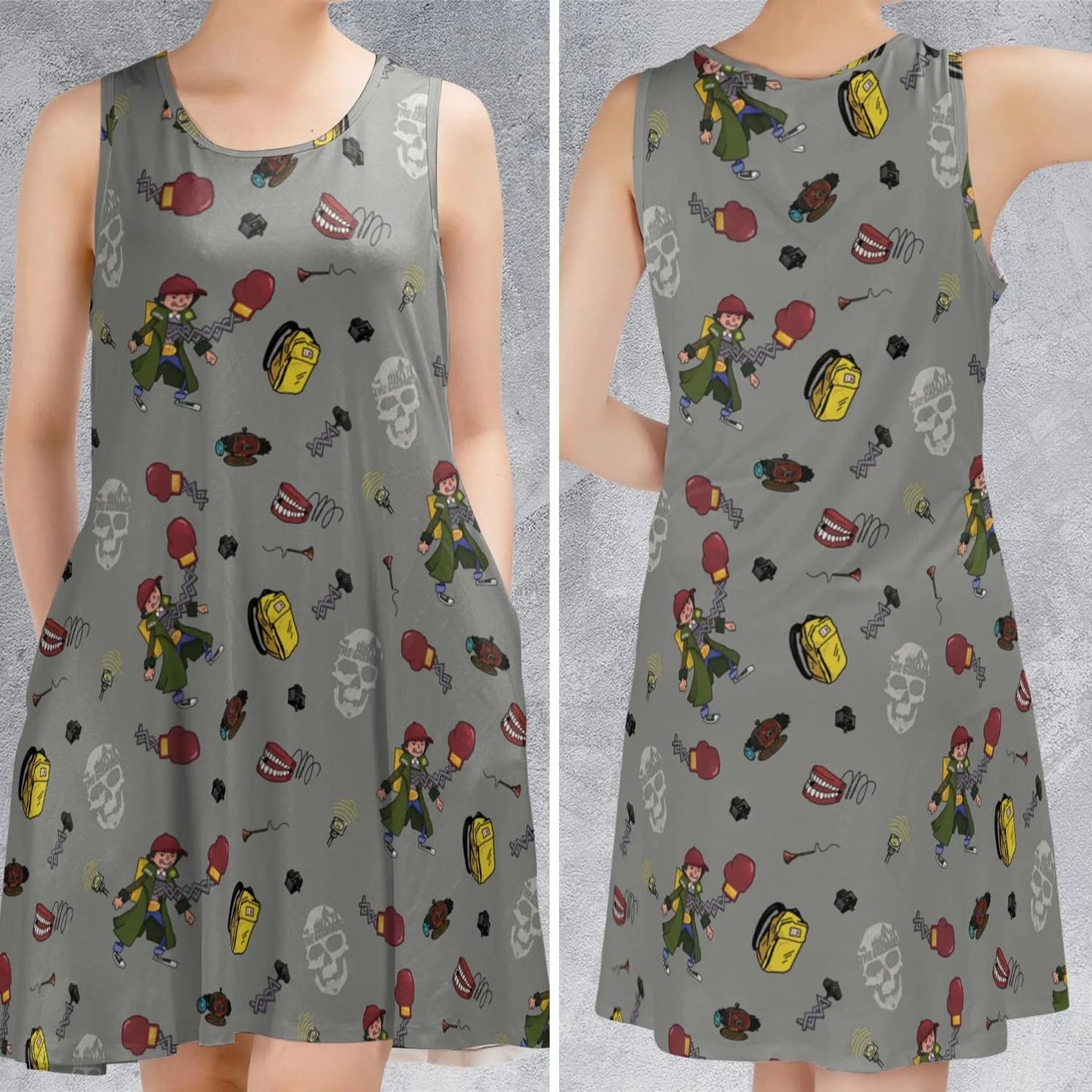 Casual Sleeveless Dress - NQTC1888