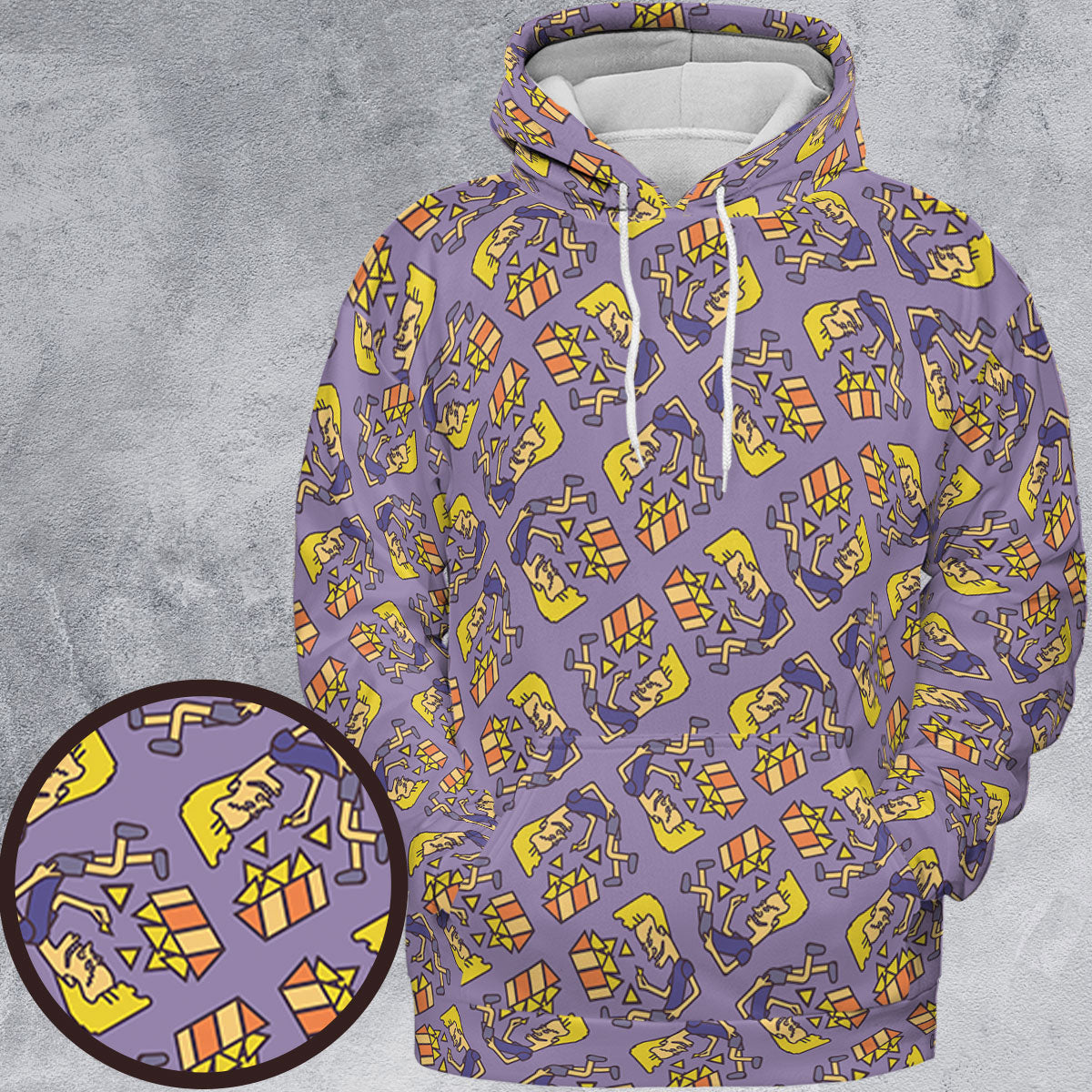 Full Print Hoodie - DYM14BDF