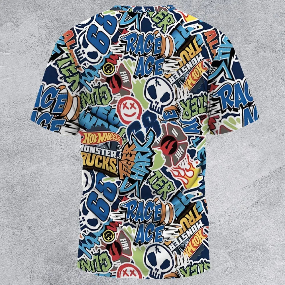 Full Print T-Shirt - YVZXW98P