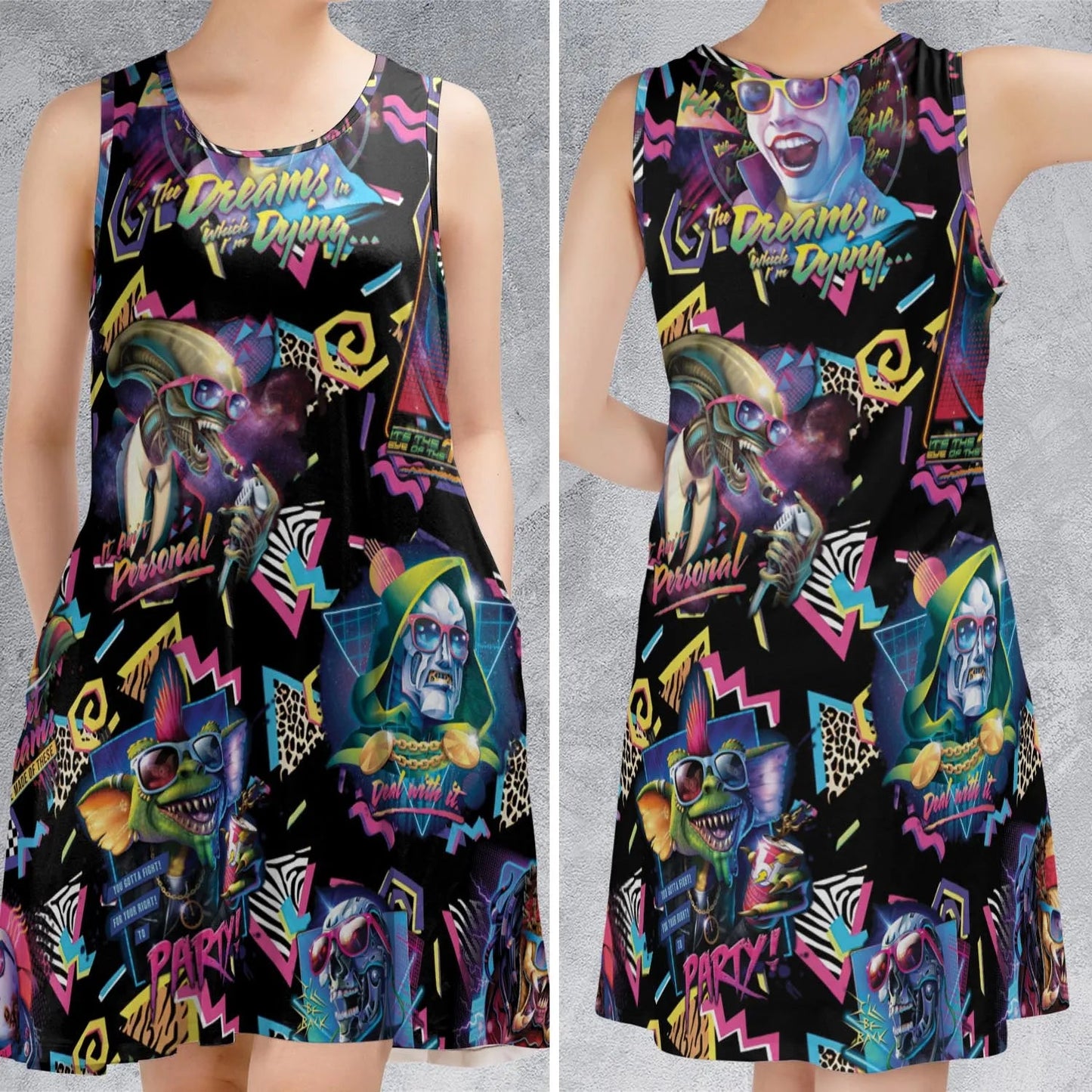 Casual Sleeveless Dress - AMD9CE8W