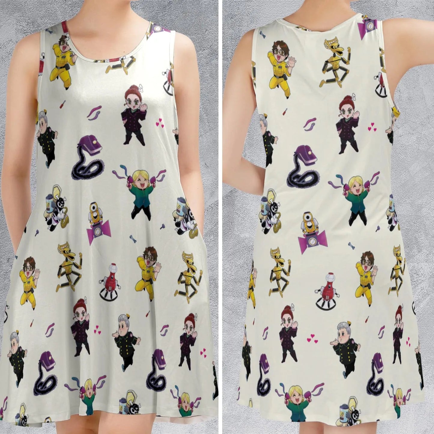 Casual Sleeveless Dress - JAW55PXQ
