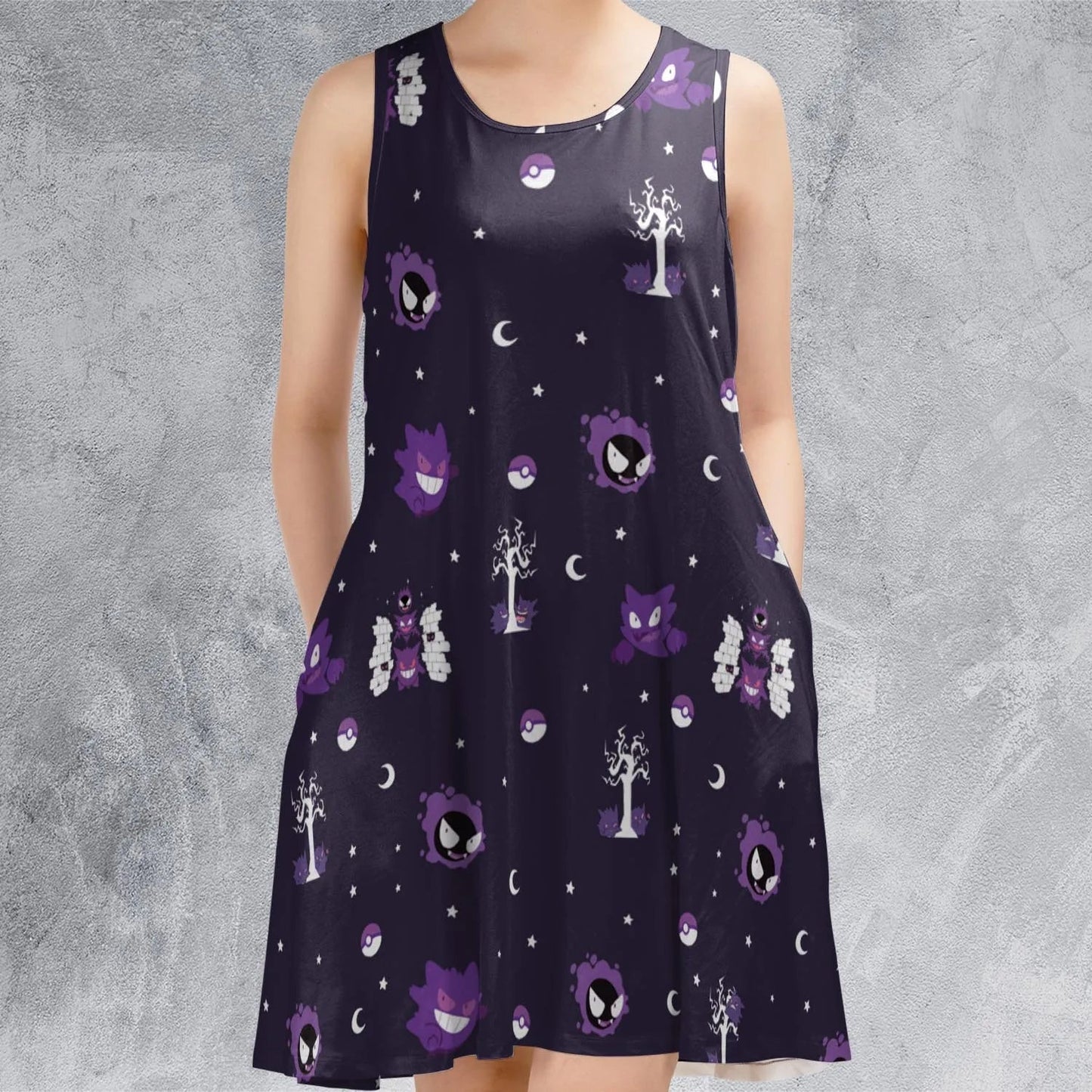 Casual Sleeveless Dress - H3QDRFQ7