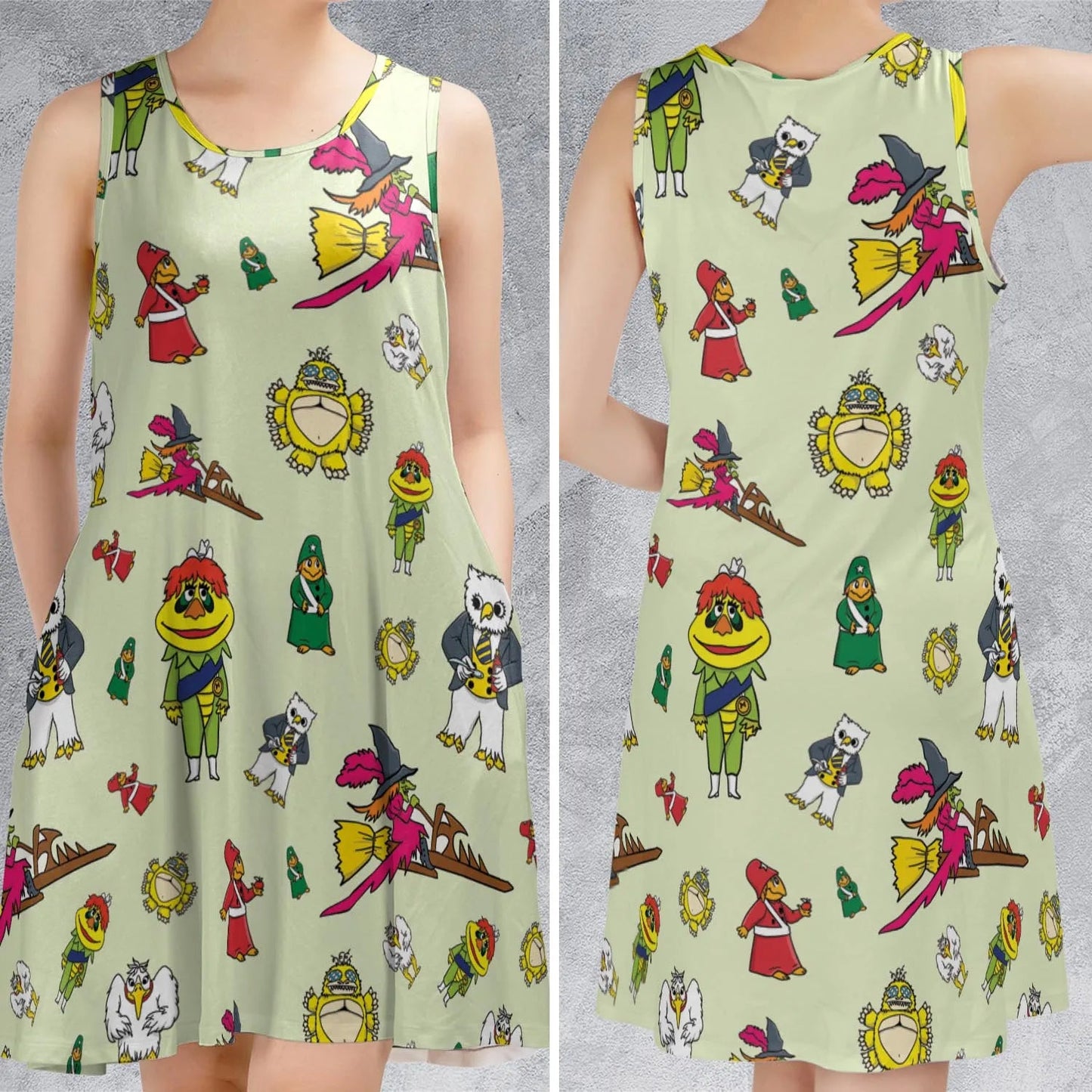 Casual Sleeveless Dress - JYF8XGUN