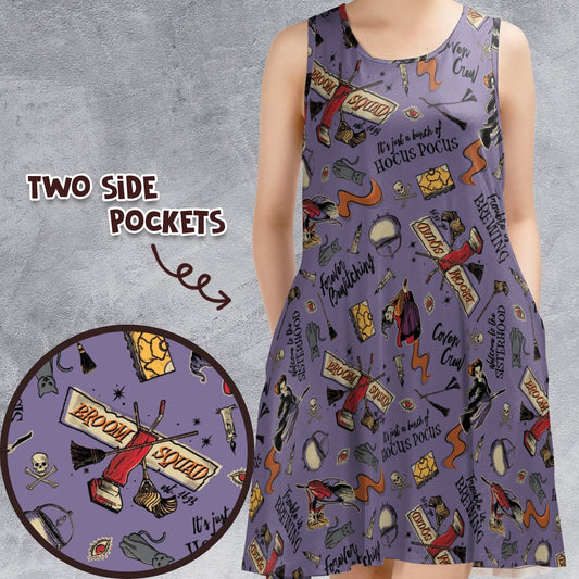 Casual Sleeveless Dress - BHU7KGZ2