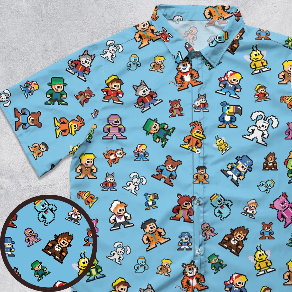 Short Sleeve Button Shirt - WTKSUX6C