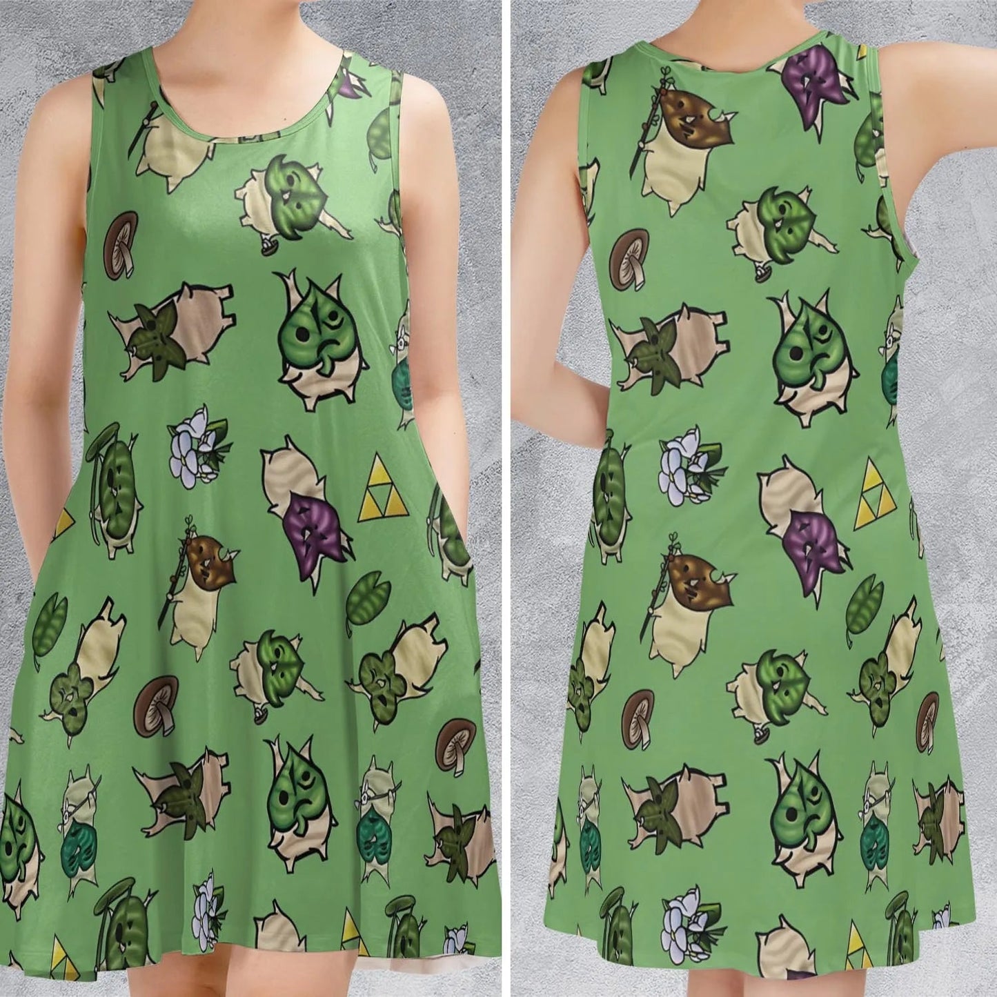 Casual Sleeveless Dress - ASC9V92C