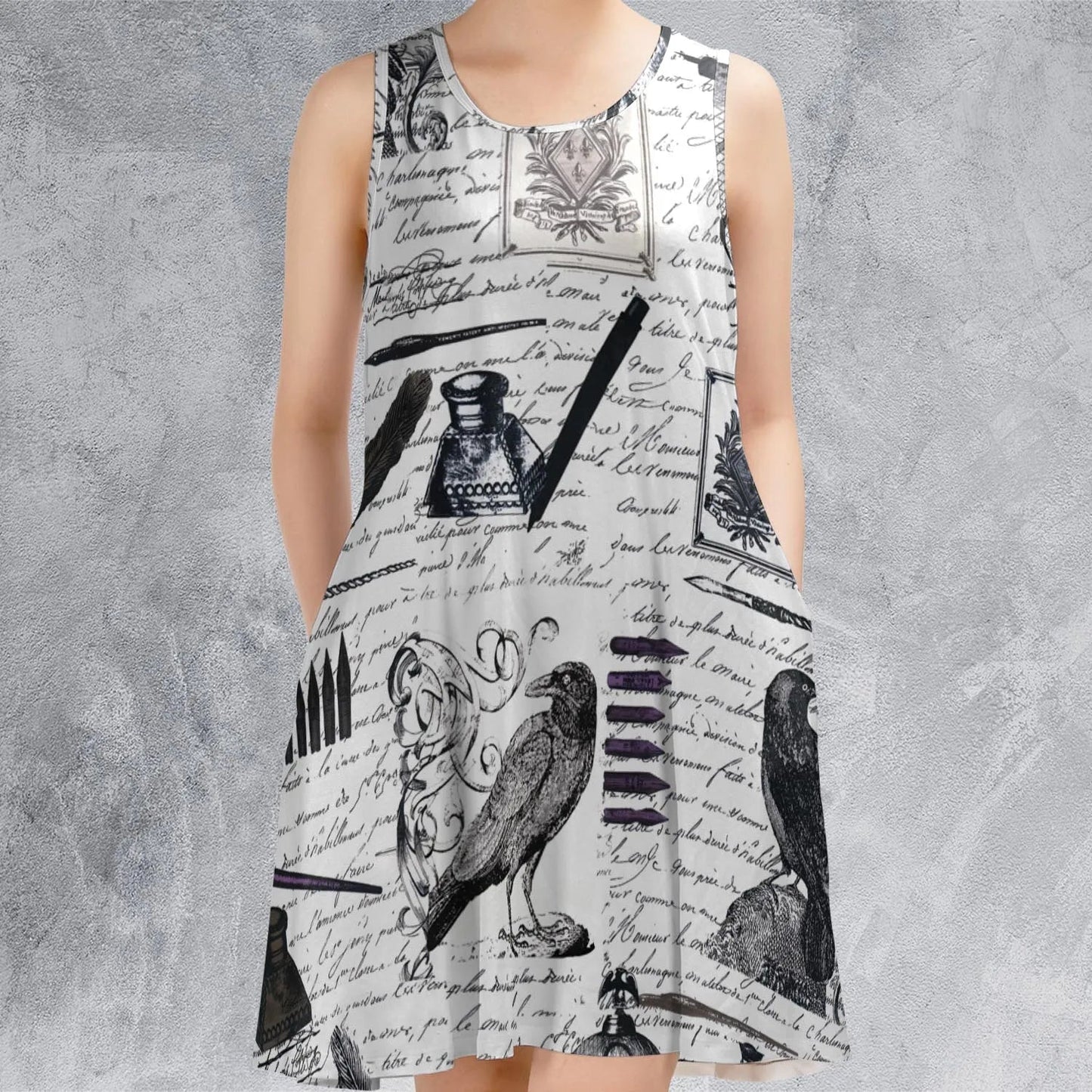 Casual Sleeveless Dress - 9KE8XJV3