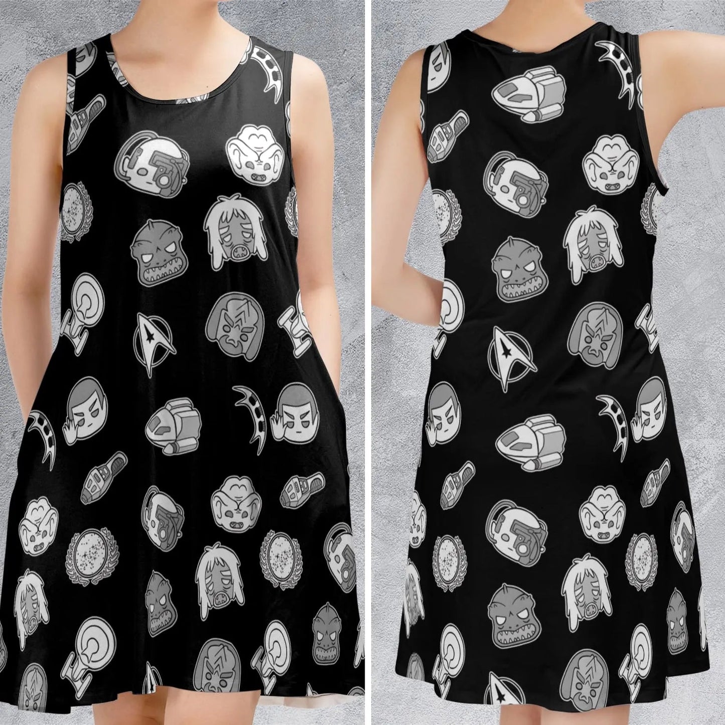 Casual Sleeveless Dress - CC88L524