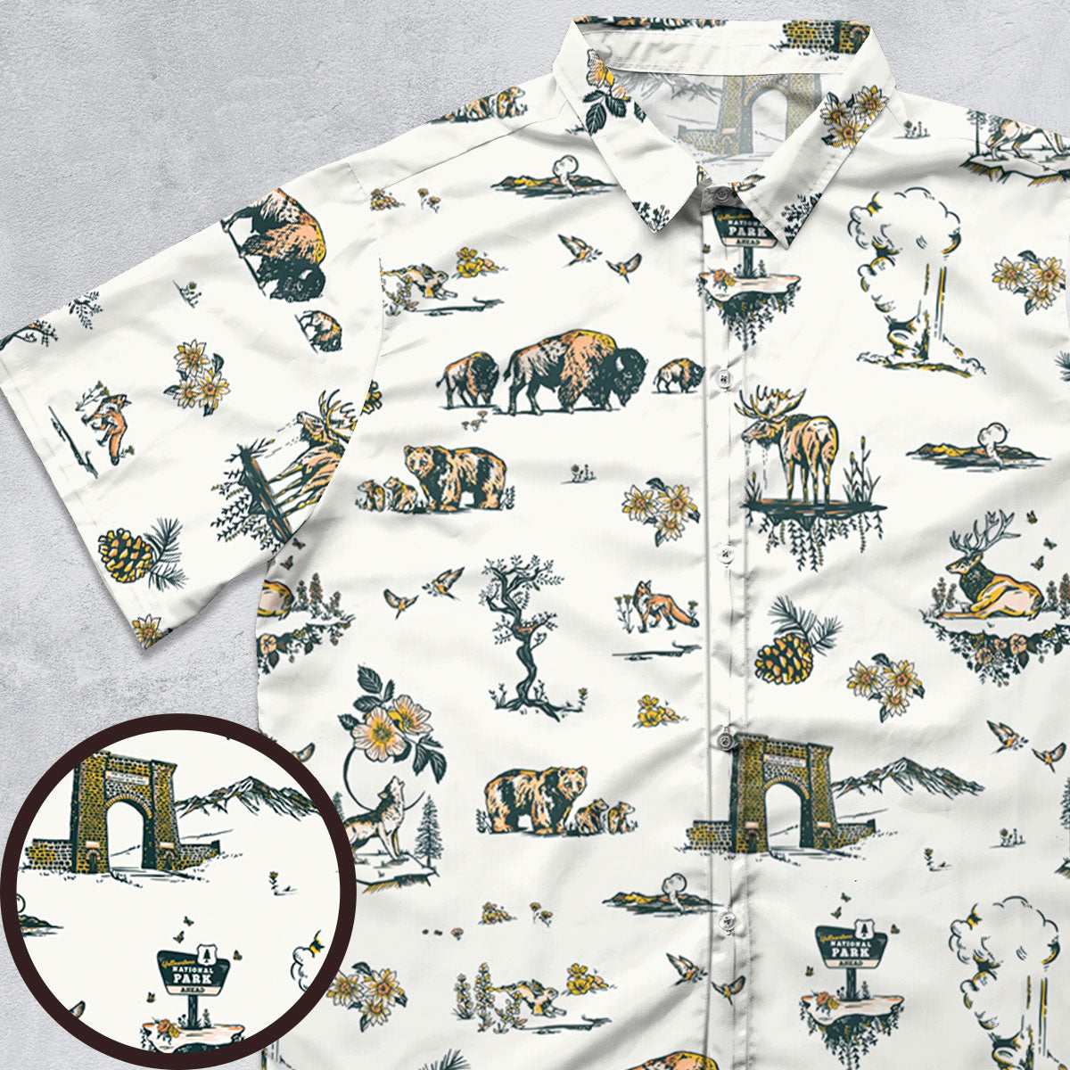 Short Sleeve Button Shirt - K37TLVKB