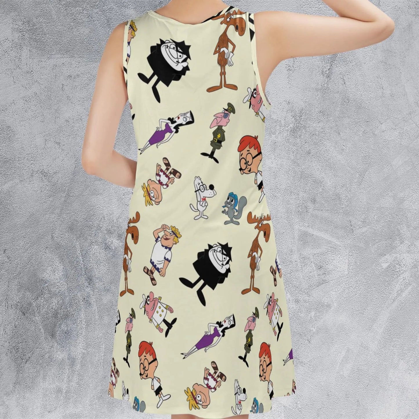 Casual Sleeveless Dress - GBN59WQU