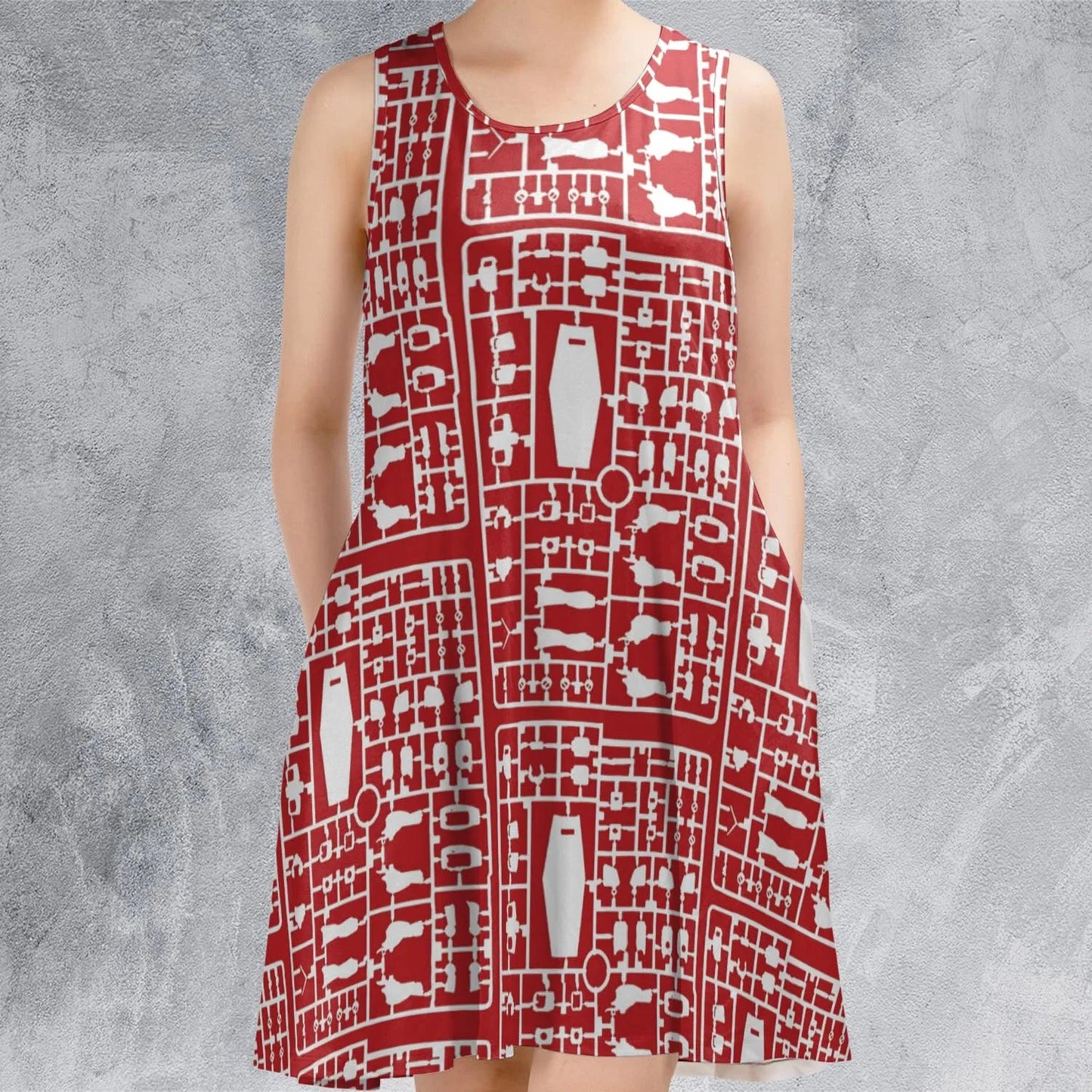 Casual Sleeveless Dress - NDESRE37