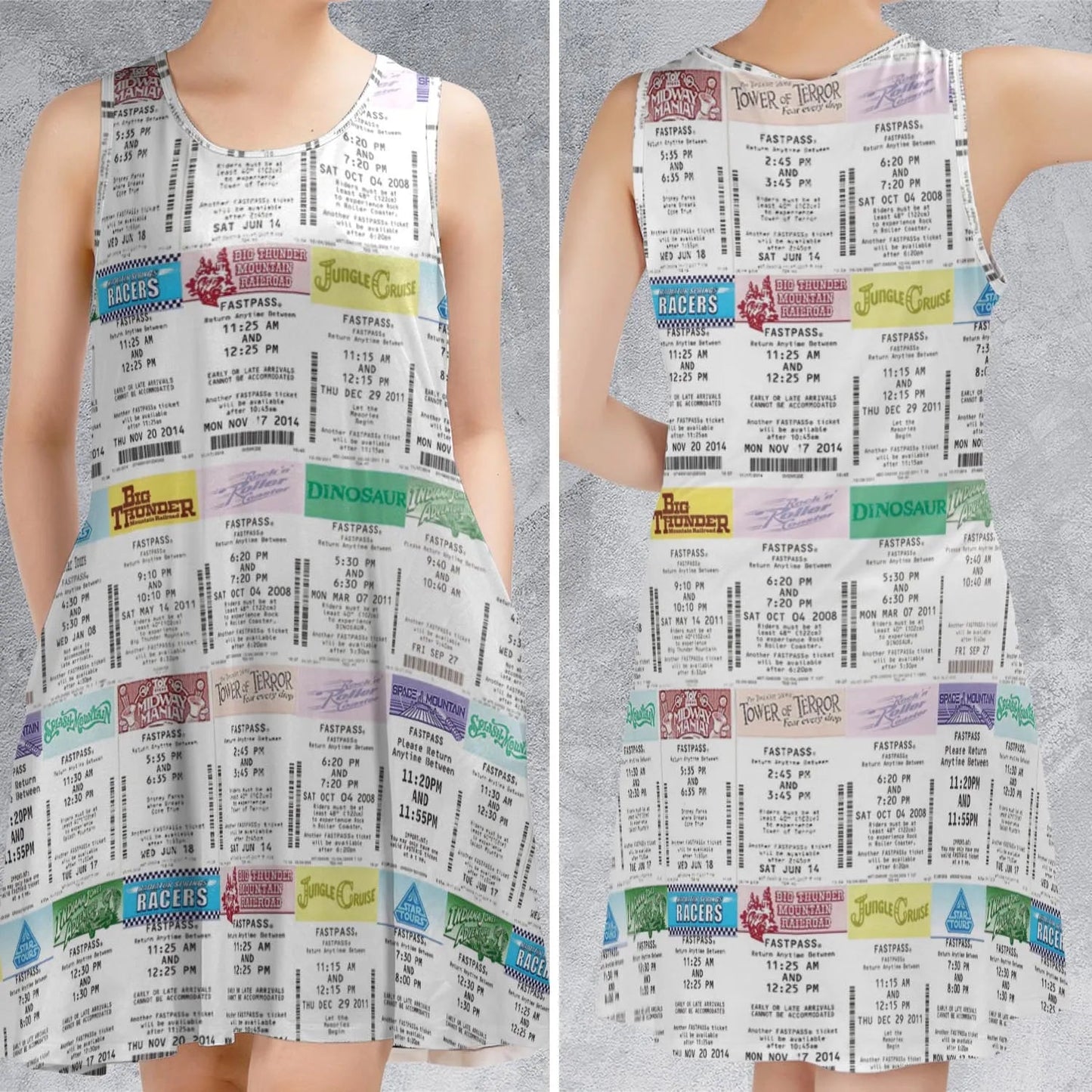 Casual Sleeveless Dress - 2GCV4UMR