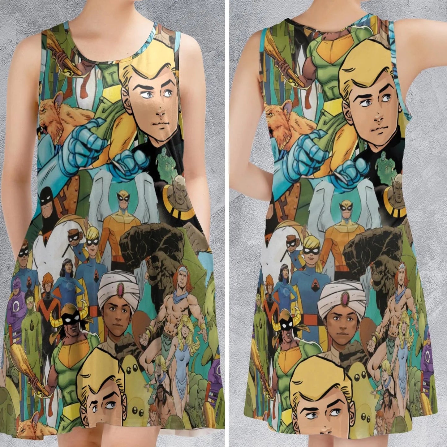 Casual Sleeveless Dress - 2CSSPR6Z