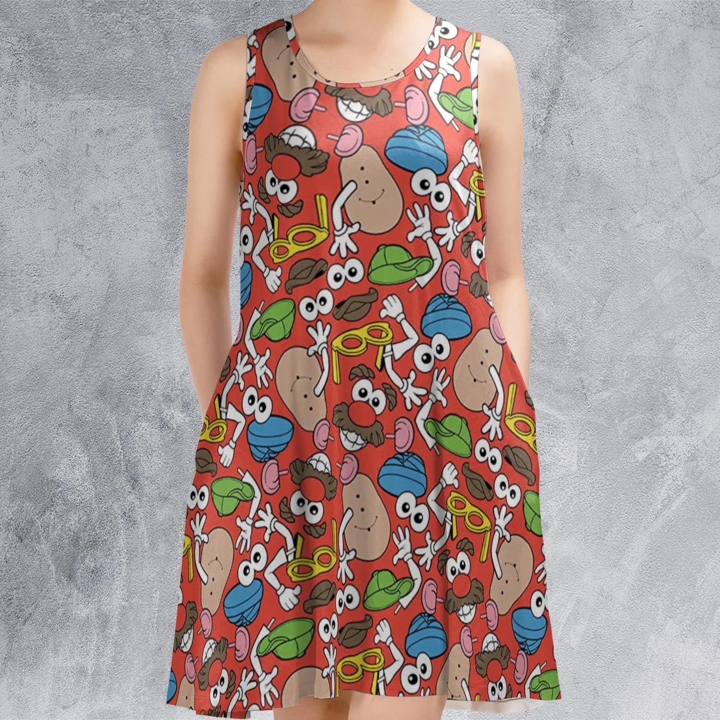 Casual Sleeveless Dress - ZK78ZKPB