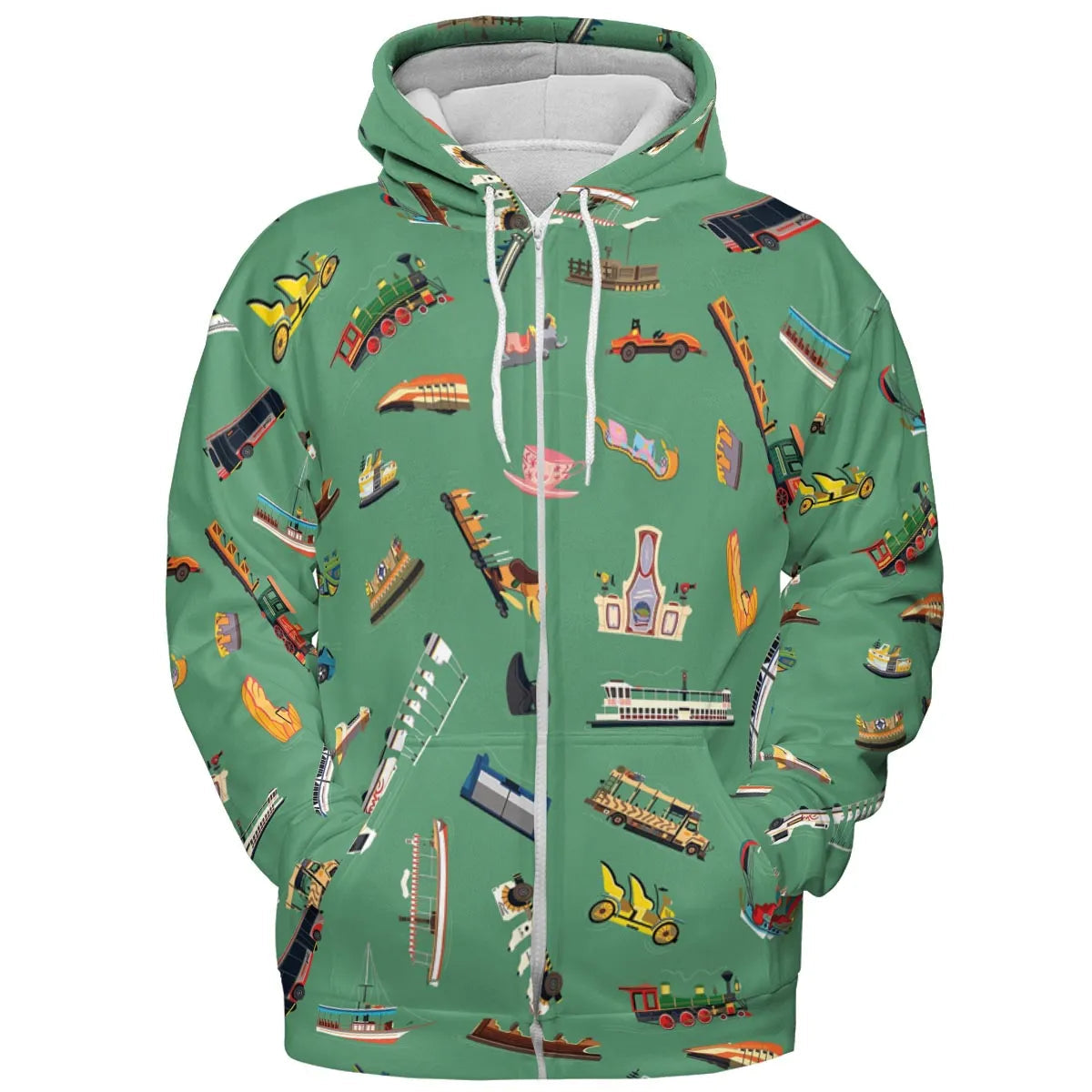 Full Print Hoodie - D7149SKY