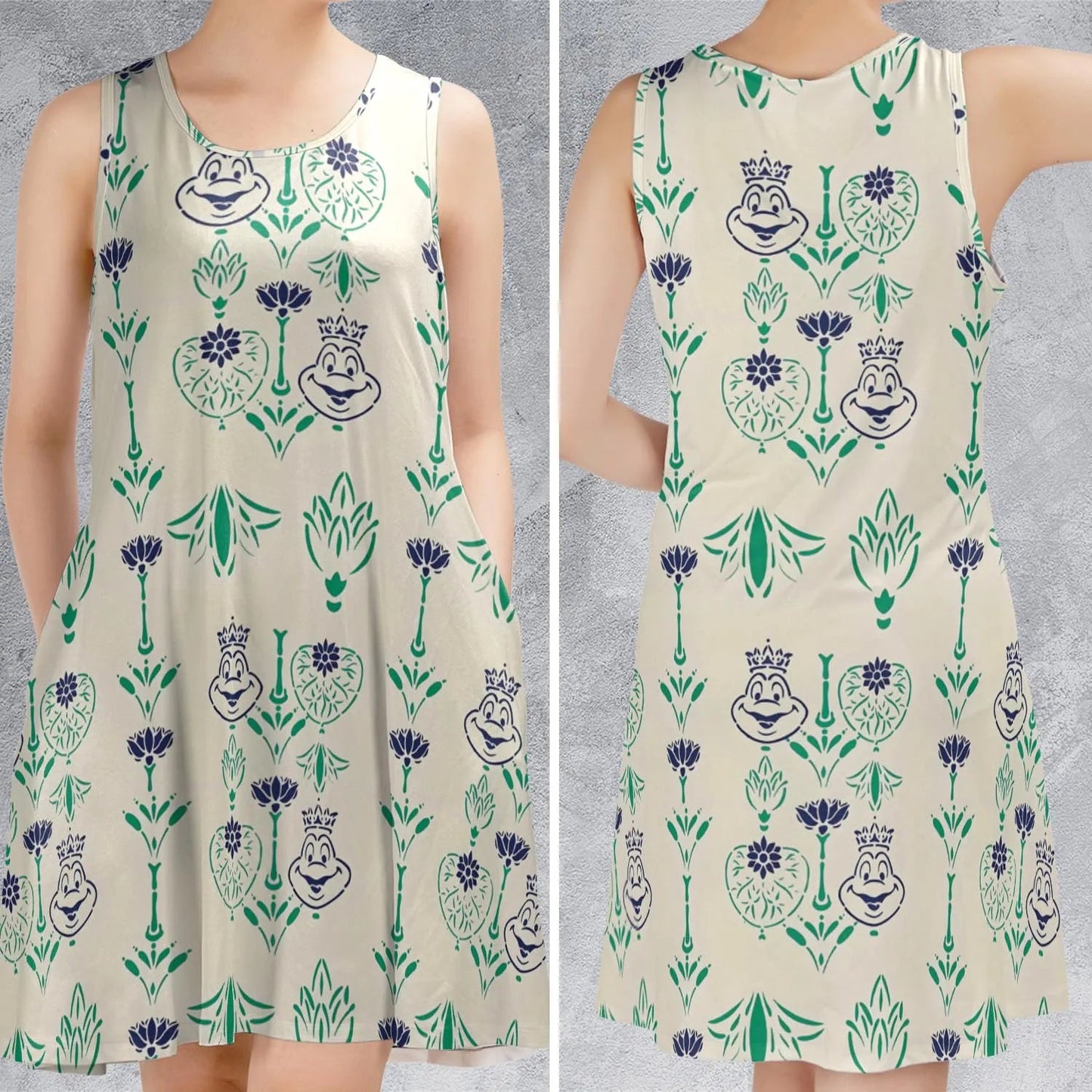 Casual Sleeveless Dress - R6KJUEWQ