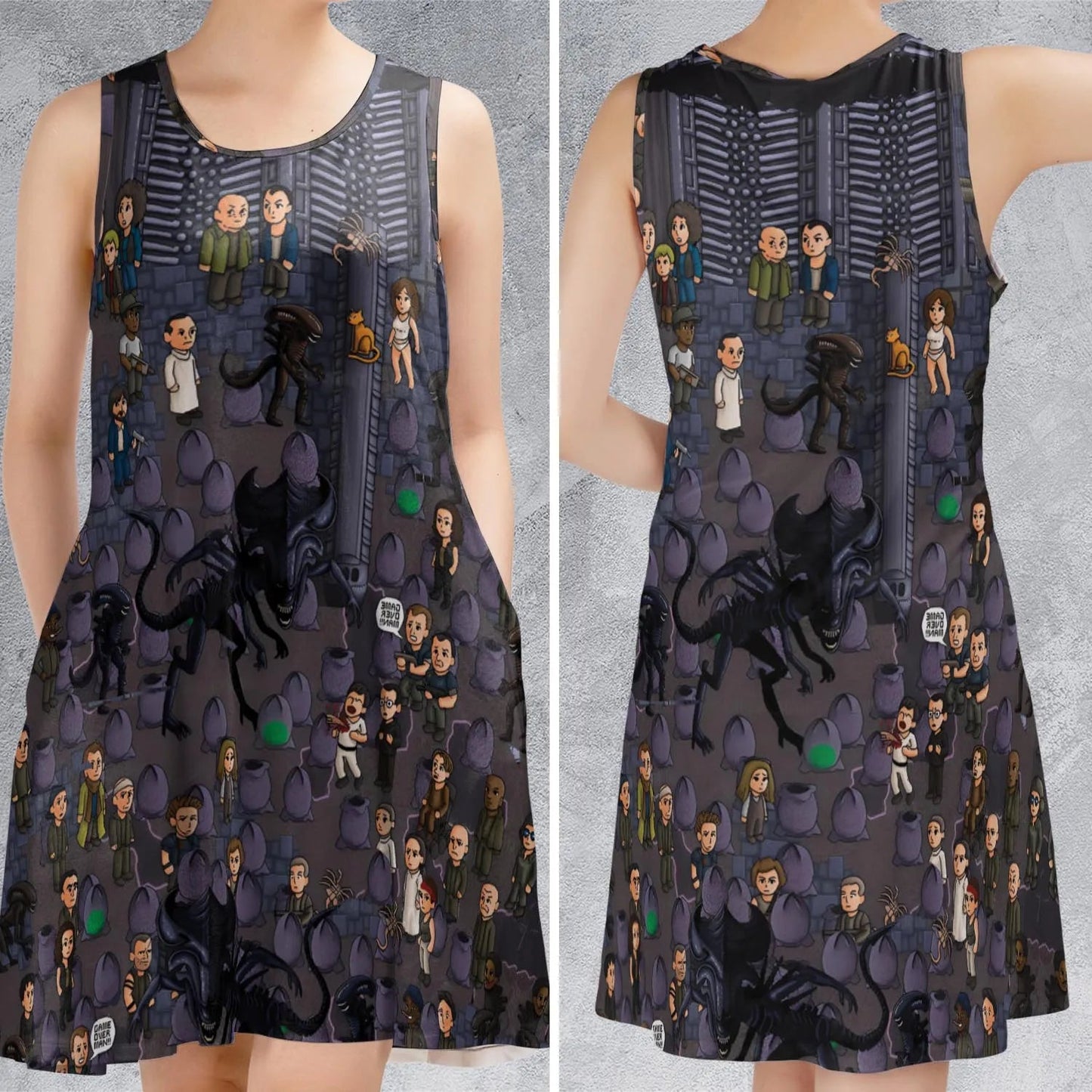 Casual Sleeveless Dress - YUUXYK1T
