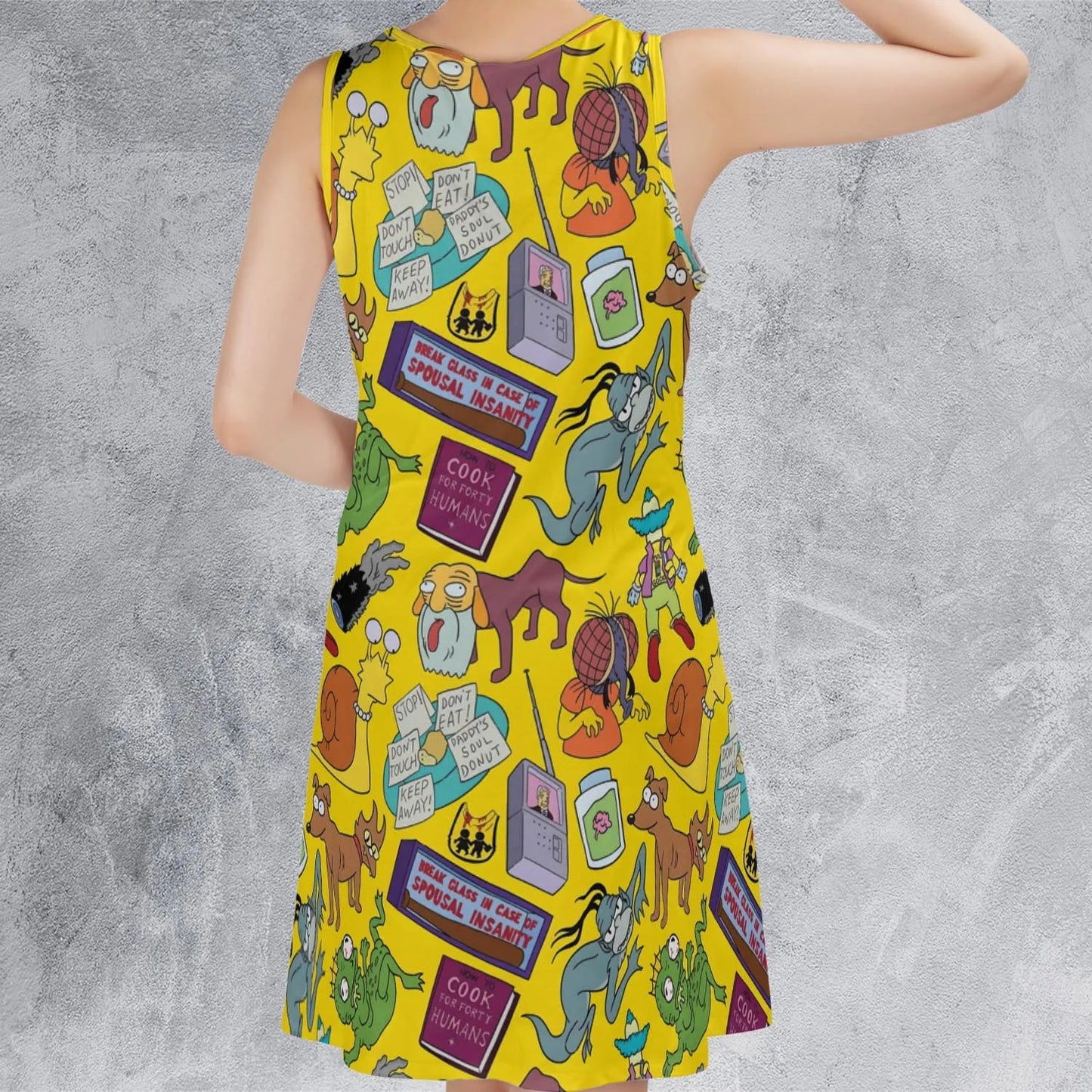 Casual Sleeveless Dress - MZXYC3FT
