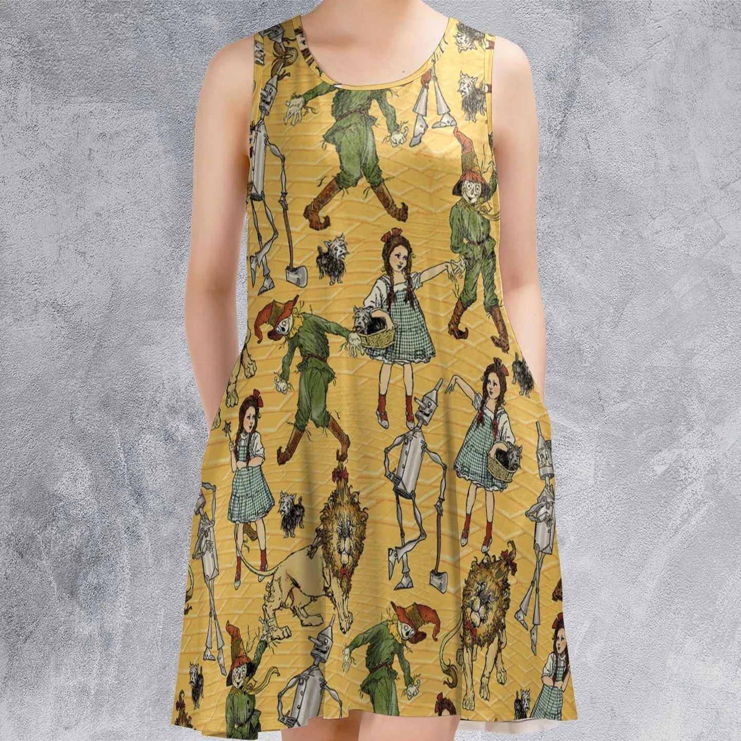 Casual Sleeveless Dress - J7DTDUG4