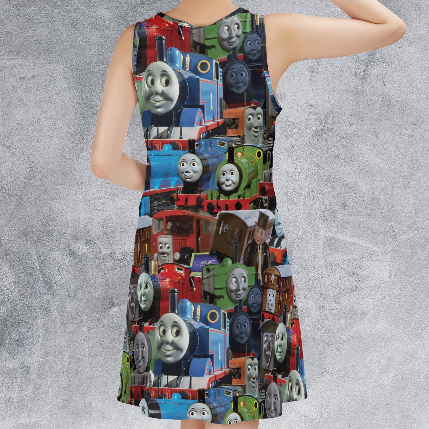 Casual Sleeveless Dress - 7898QCG9