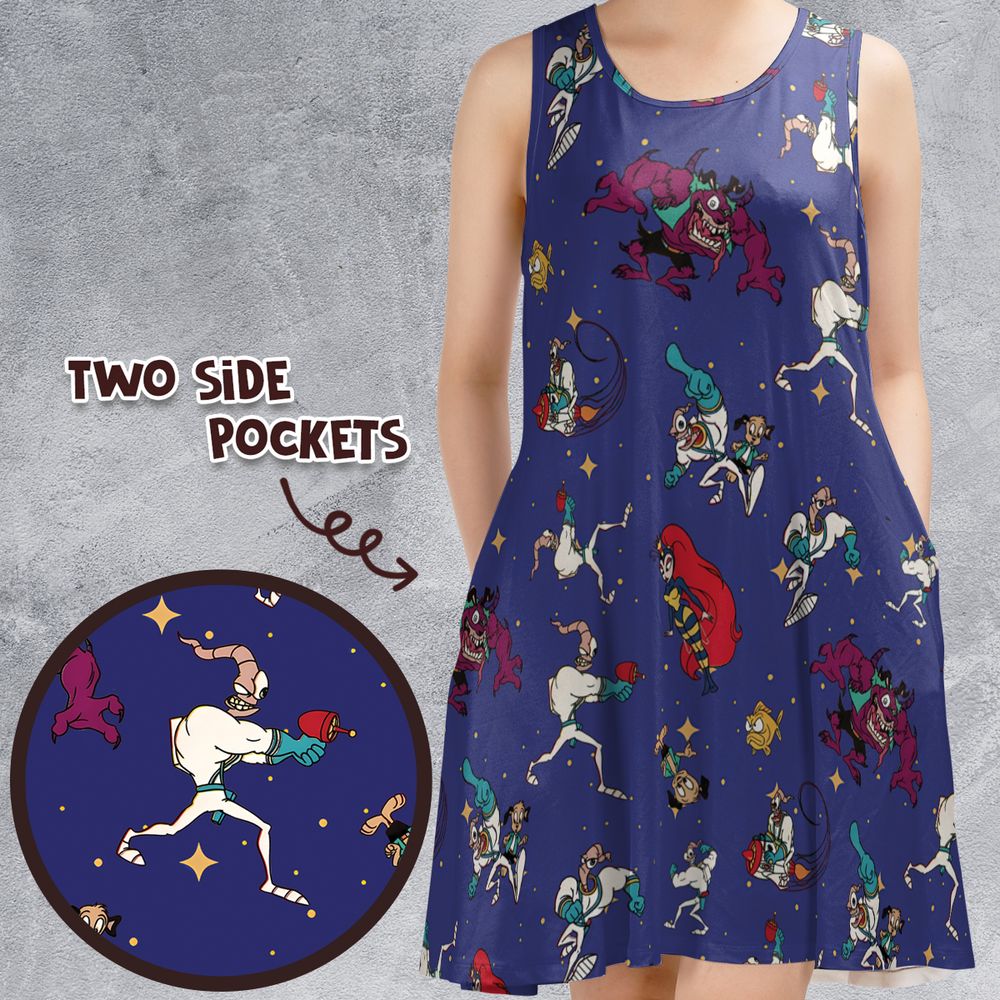 Sleeveless Dress - 68P46RD4 -  - 1