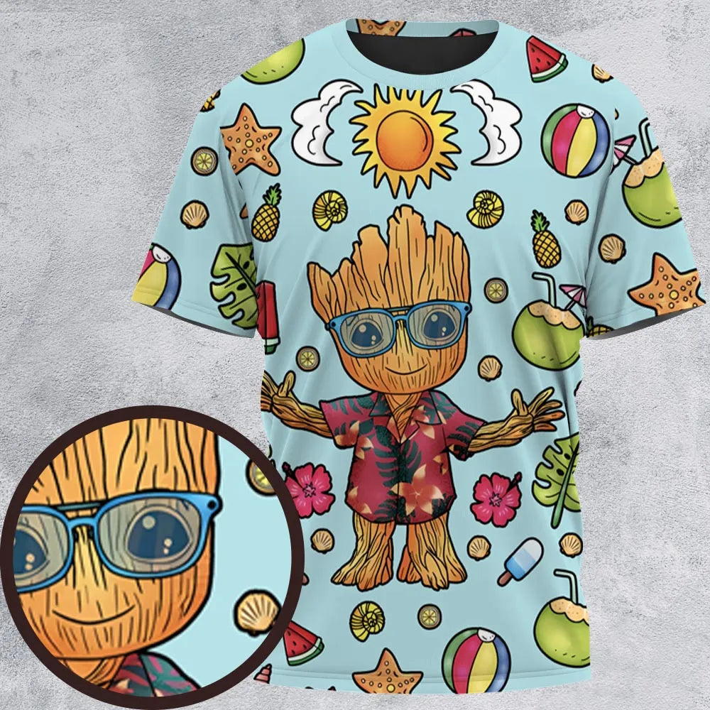 Full Print T-Shirt - SKLTGNK9