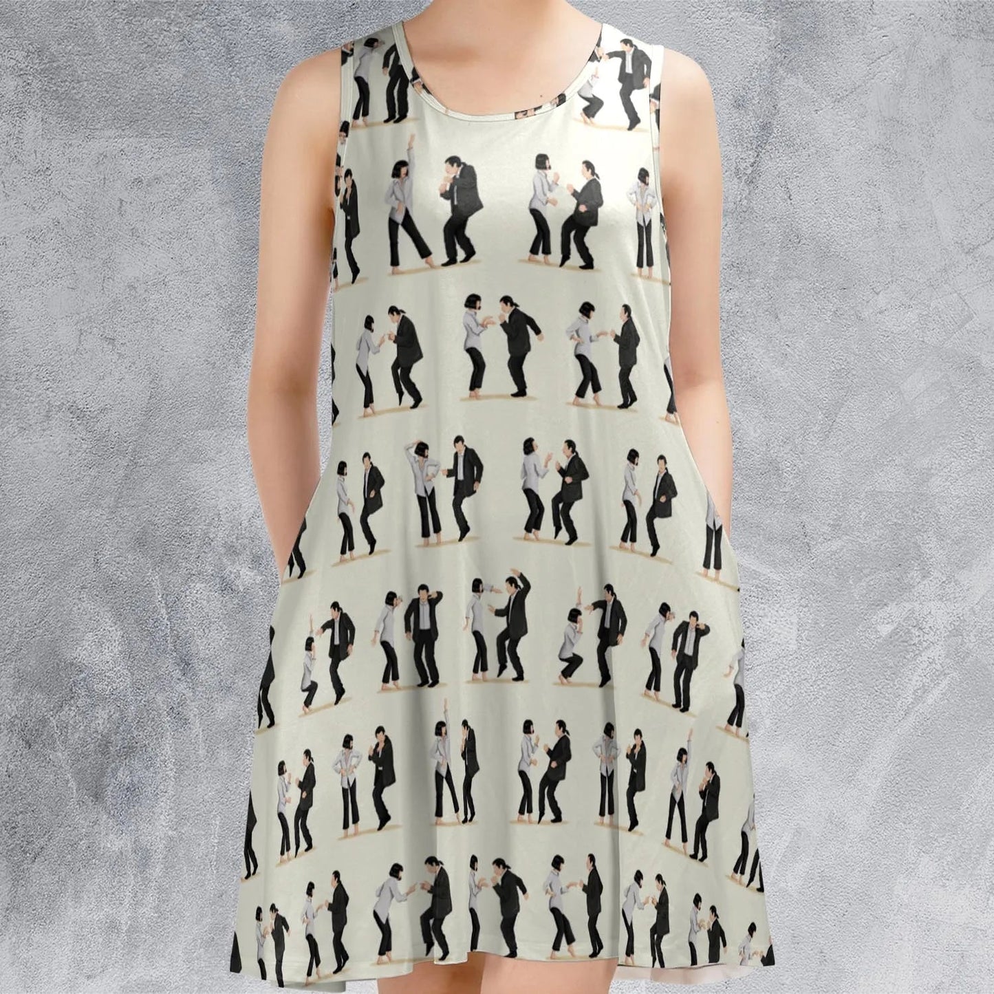 Casual Sleeveless Dress - L1Z43KE6