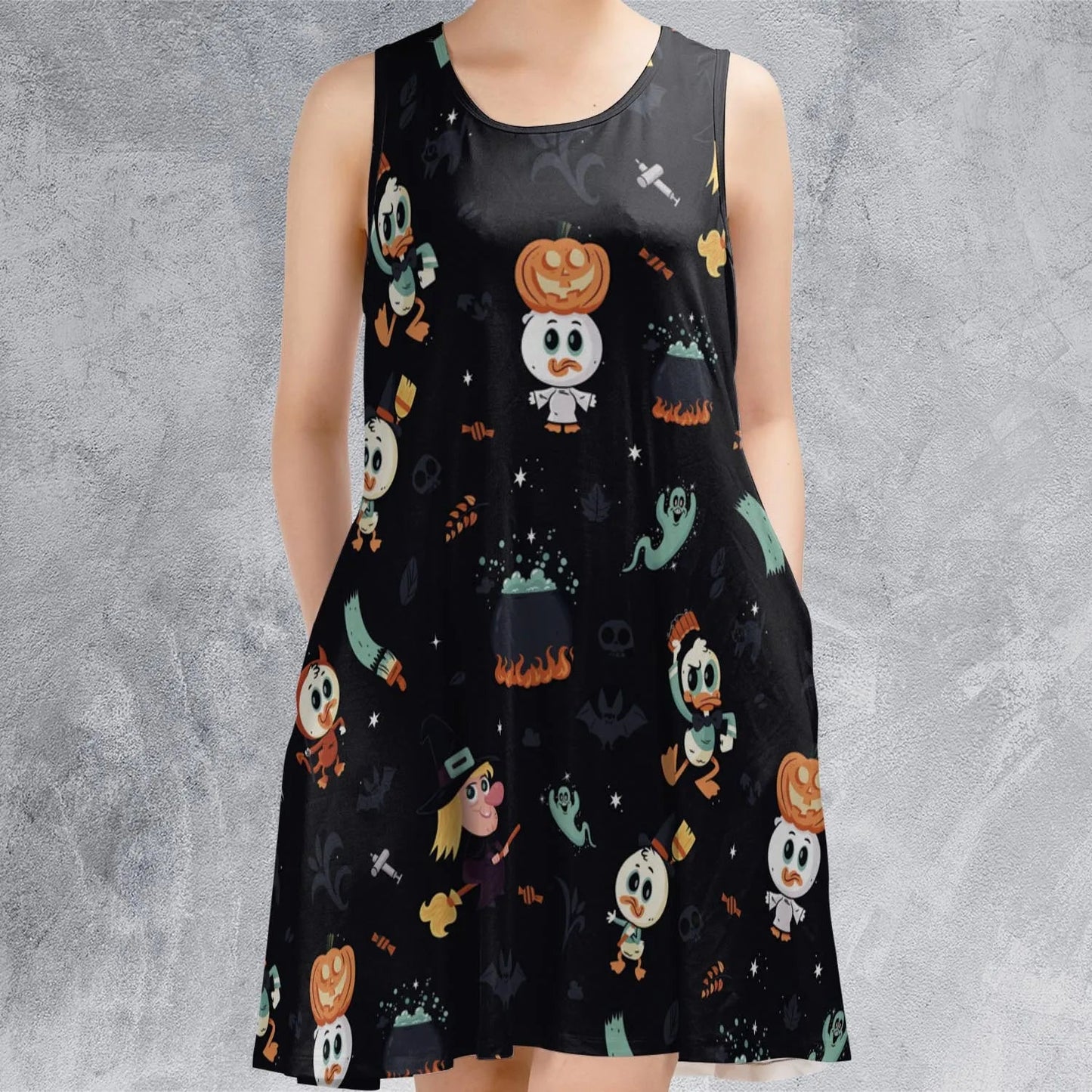 Casual Sleeveless Dress - 6QVRFP61