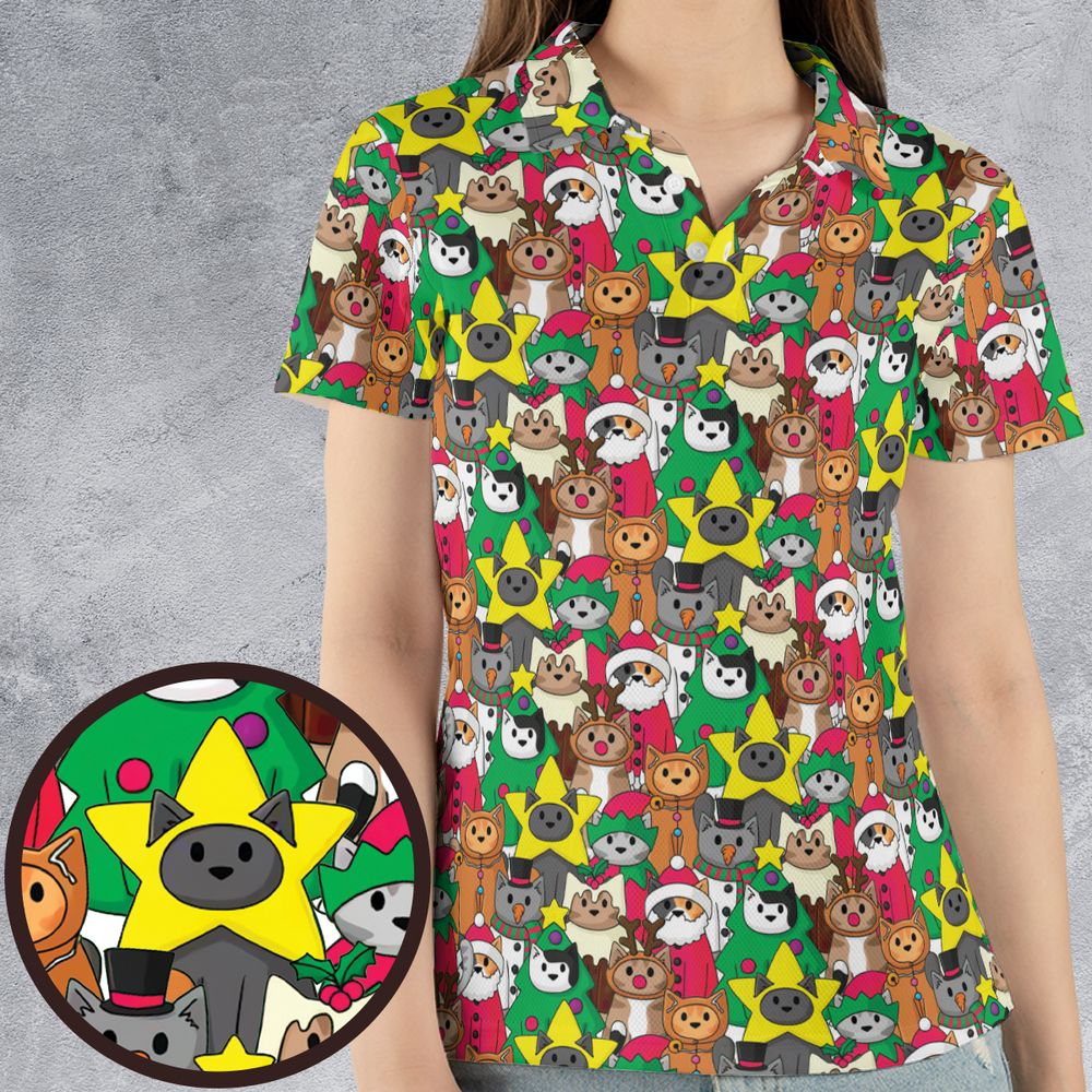 AOP Men/Women Polo Shirt - CB33ULDN -  - 4