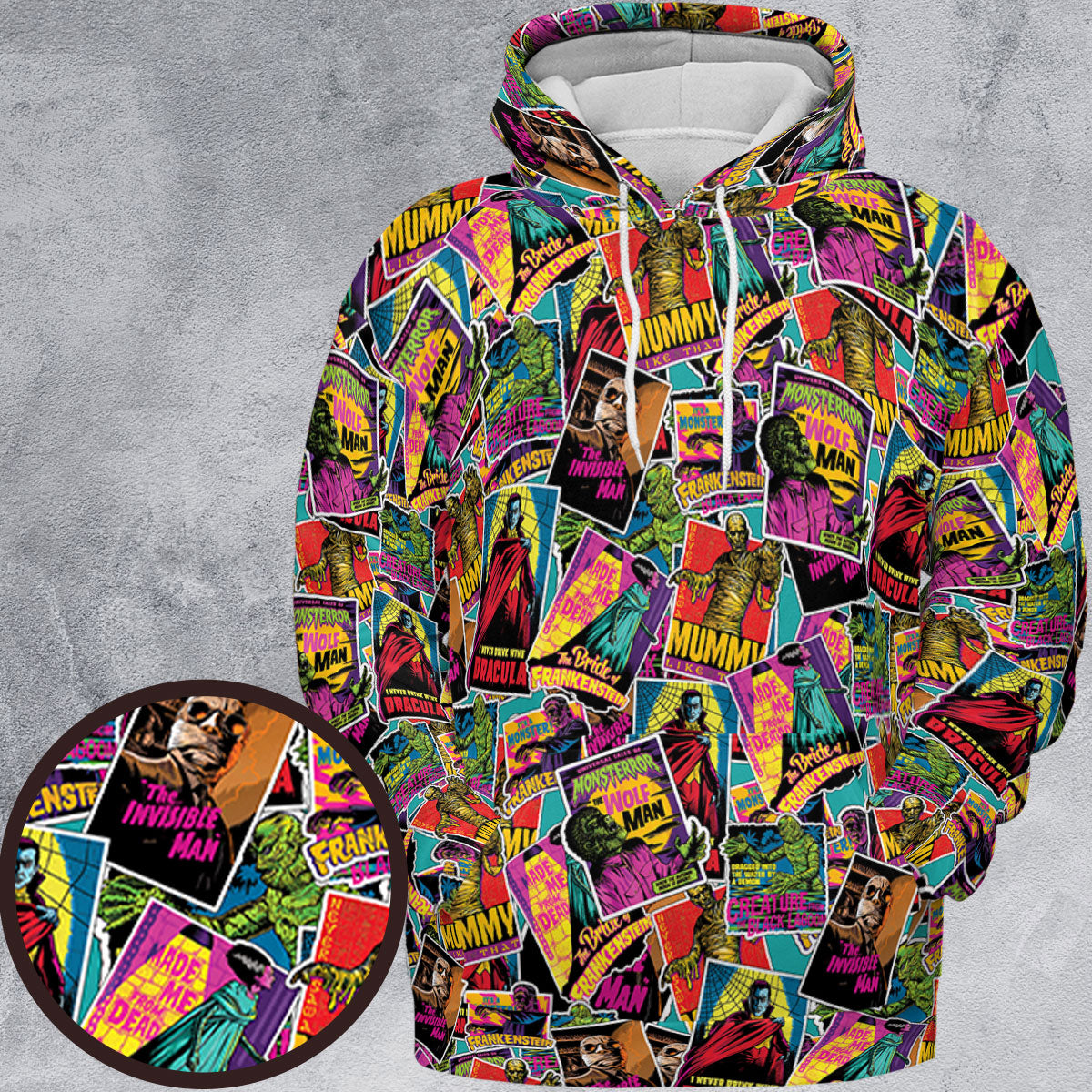 Full Print Hoodie - MJ5TPRVE