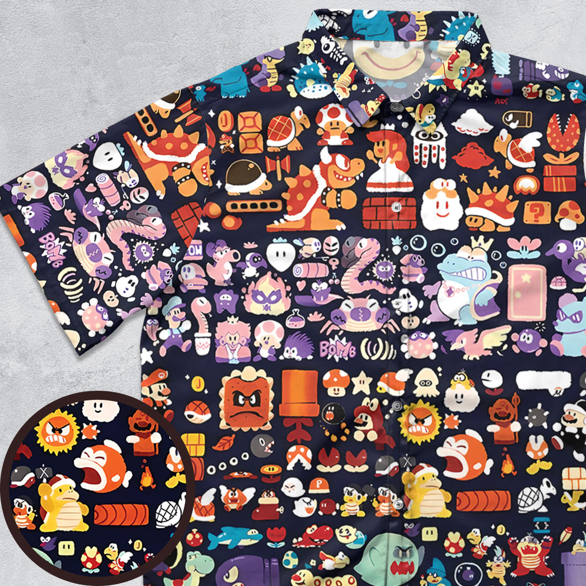 Short Sleeve Button Shirt - TD3P6451