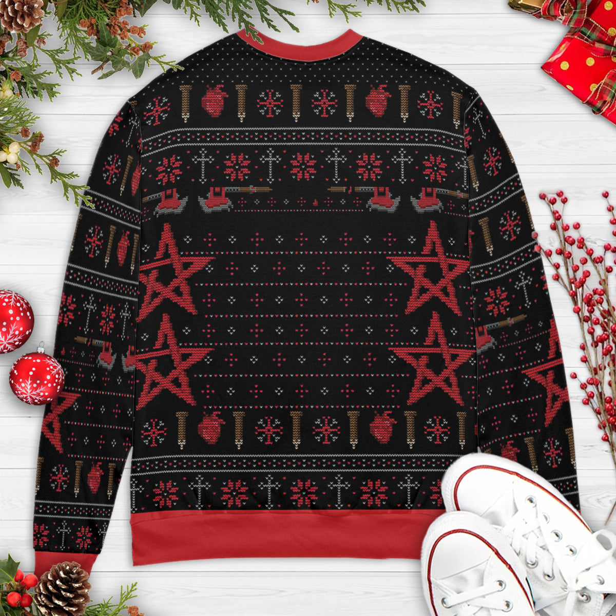Ugly Christmas Sweatshirt - 3PHDRUMH