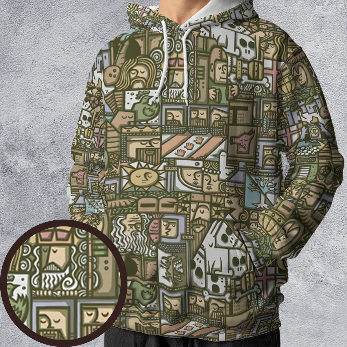 Full Print Hoodie - Y5DZASAL