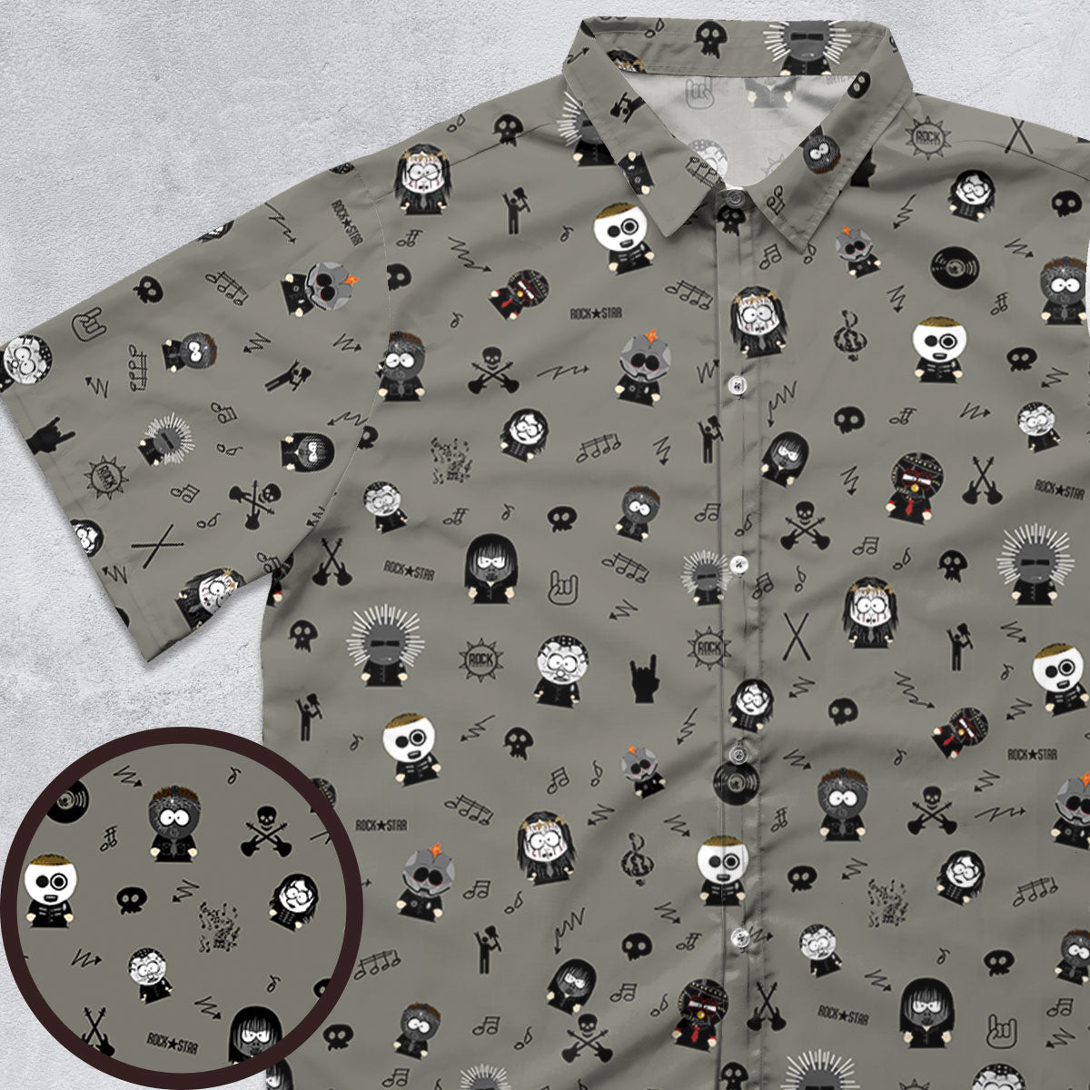 Short Sleeve Button Shirt - SWY6SHCD