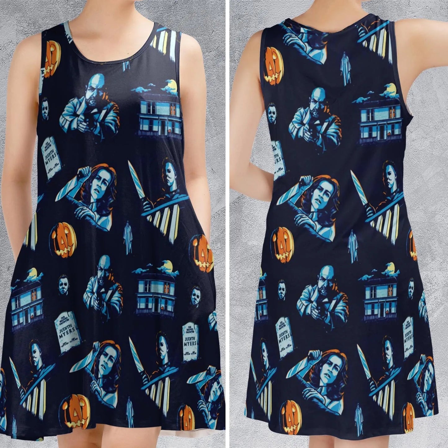 Casual Sleeveless Dress - TJV6HHBA