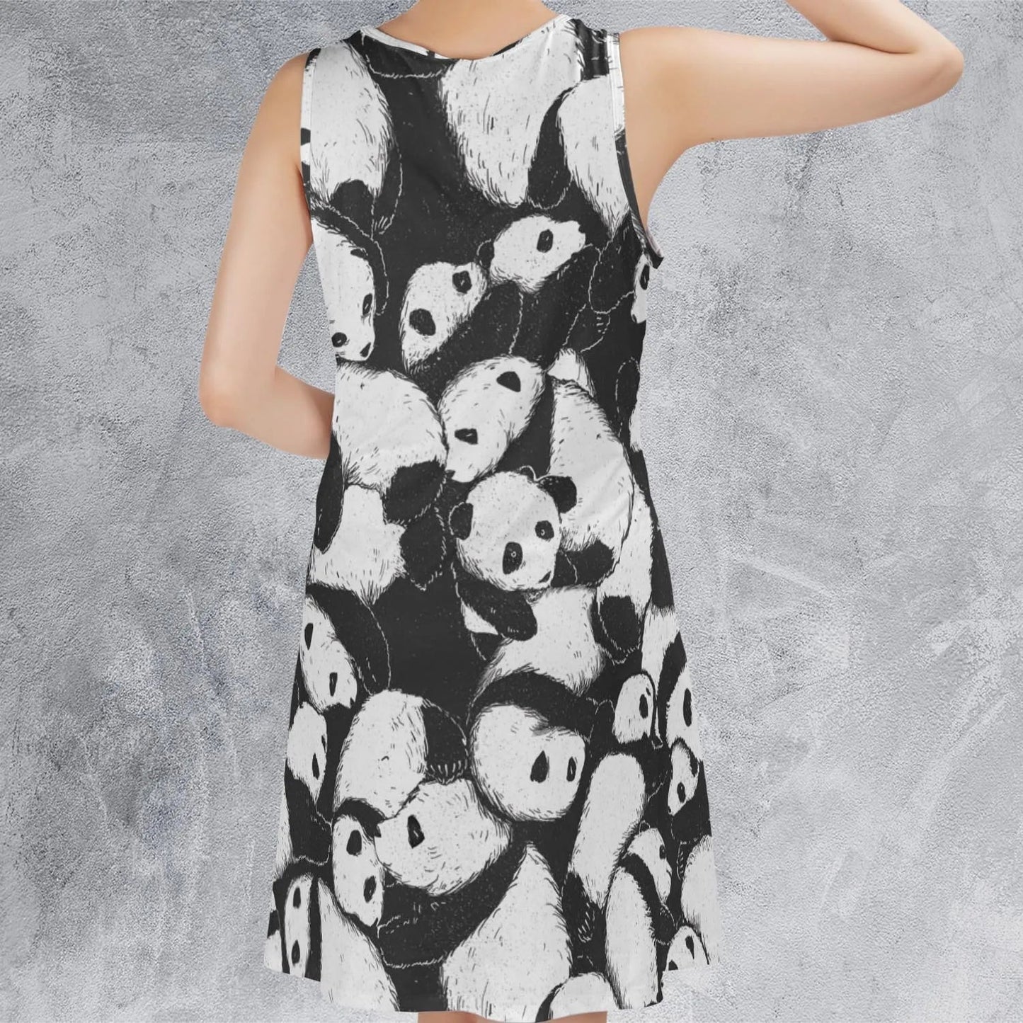 Casual Sleeveless Dress - MAY3SFPB