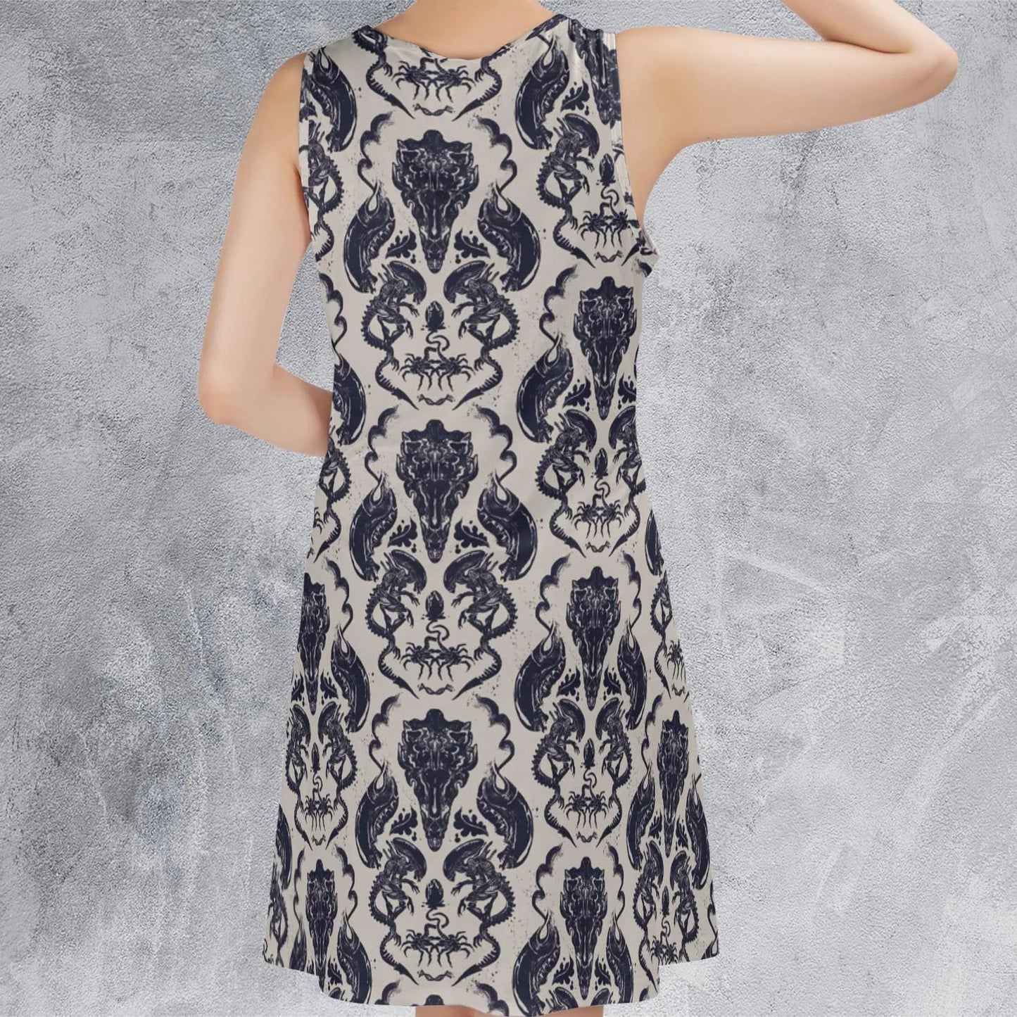 Casual Sleeveless Dress - KXPJKBLD